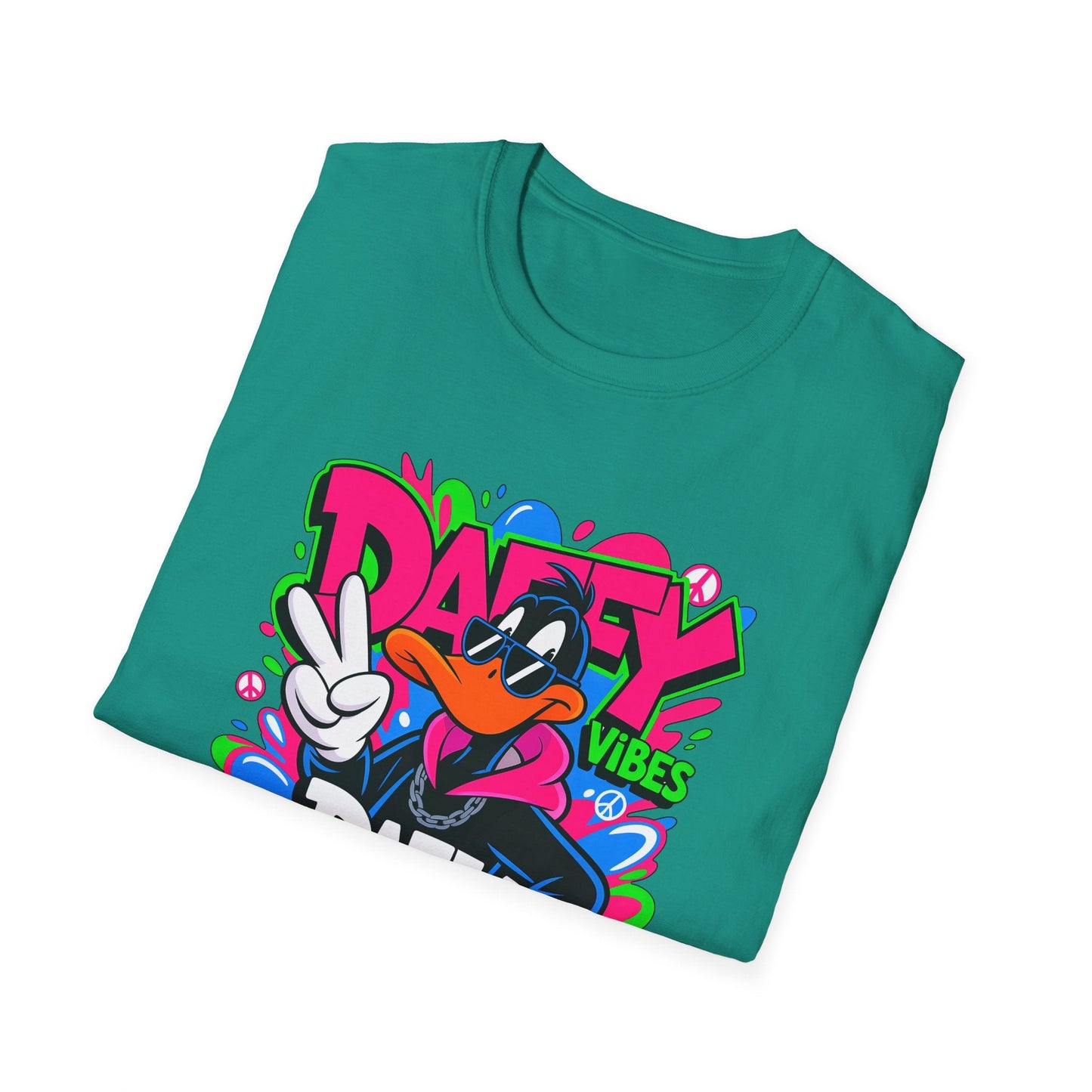 Unisex Cartoon T Shirt With Funny Animals Design Animation Tee Made From Softstyle Cotton