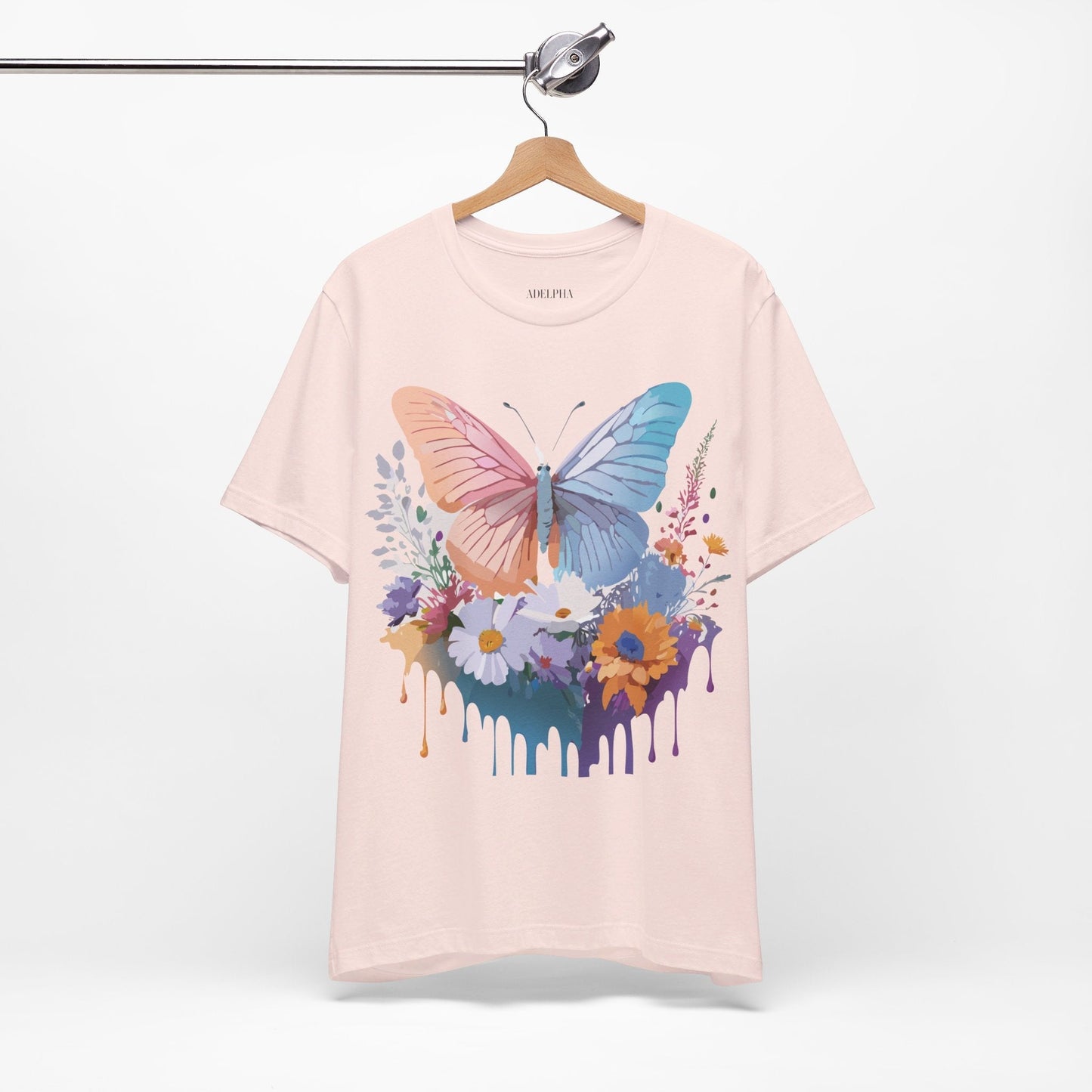 Butterfly Graphic T Shirt Unisex Adelpha Artwork Tee Vintage Style