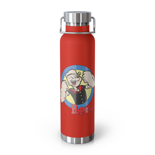22oz Copper Insulated Water Bottle with Cartoon Design - CV75