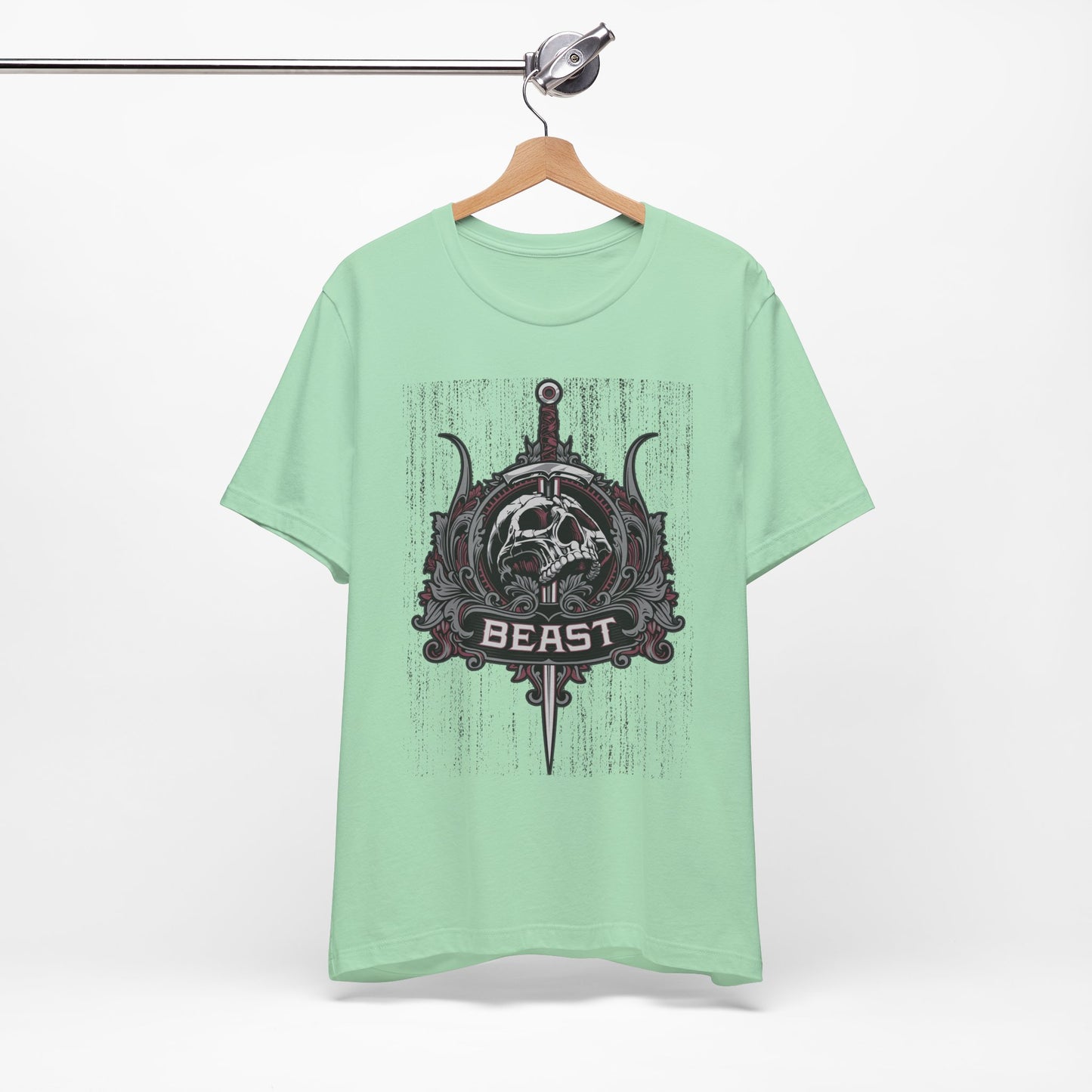 Beast Graphic Tee, Graphic T-Shirt, Artistic Vintage T-Shirt, Vintage Shirt, Skull Tee, Art Design Skull Tees