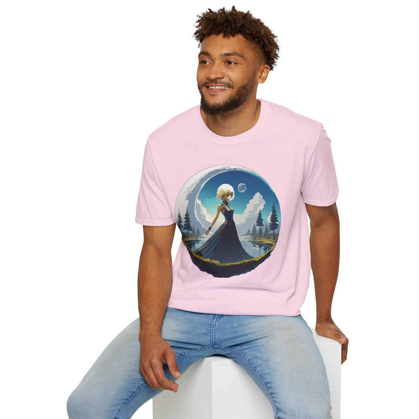 Womens Graphic T Shirt Art Design Tee Gildan Softstyle 64000 Unisex Short Sleeve