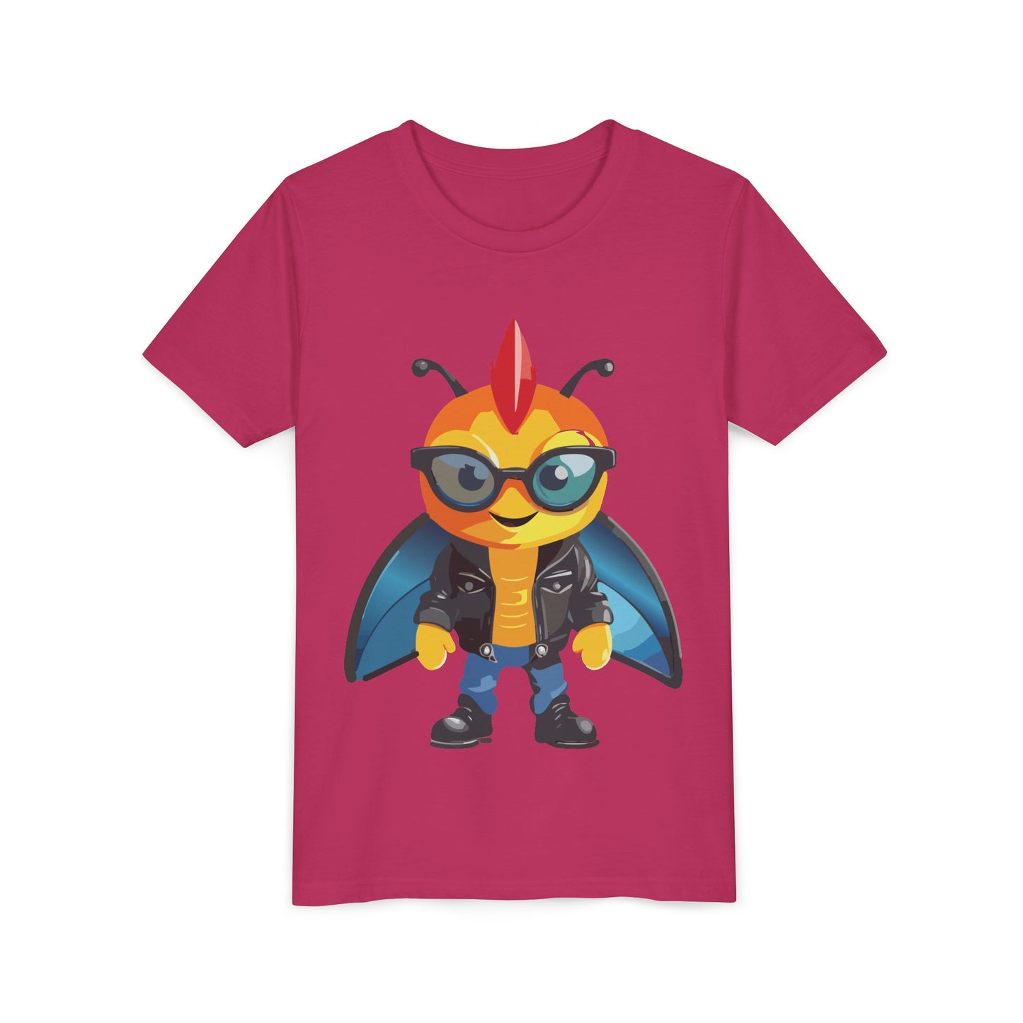 Cool Cartoon Fly Youth Short Sleeve Tee - Fun Graphic T-Shirt for Kids (9-14)