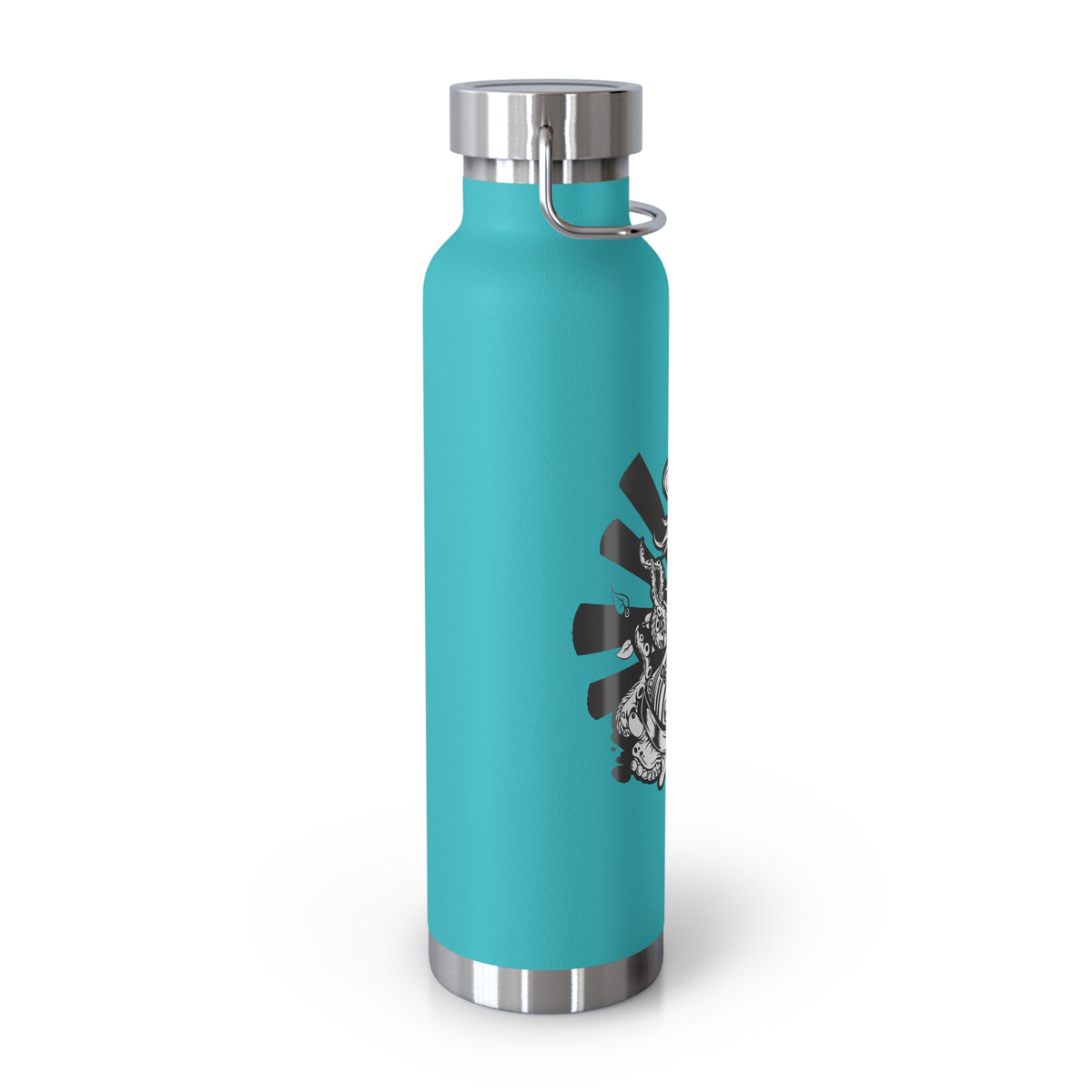 22oz Copper Insulated Water Bottle with Cartoon Design - CV77