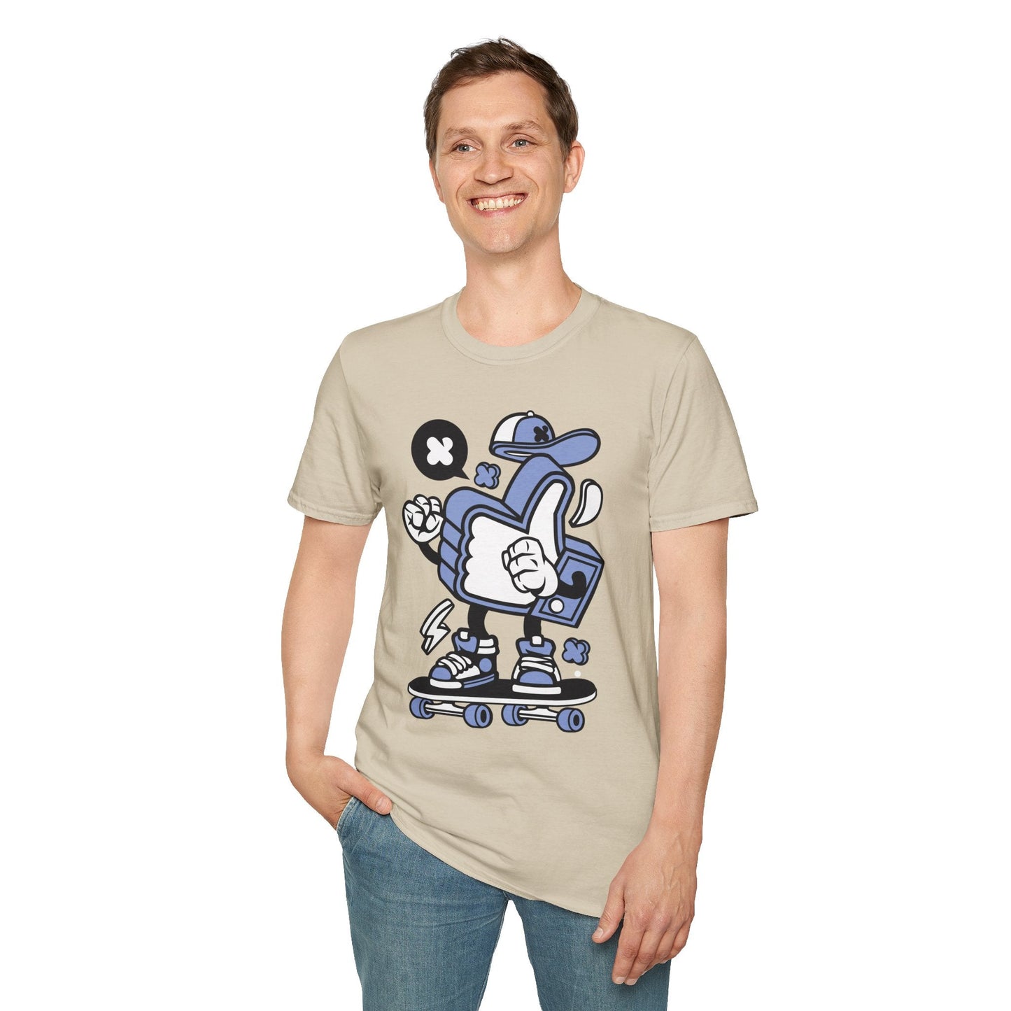 Cartoon T Shirt Animation Tee Funny Graphic Tee For Unisex Gildan Softstyle 64000 Cotton