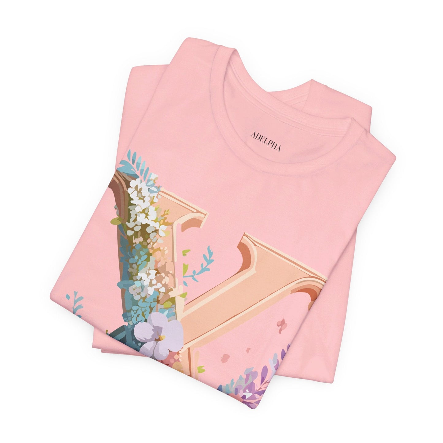 Letter X Shirt Unisex Jersey Graphic Tee By Adelpha With Vintage Inspired Artwork Short Sleeve