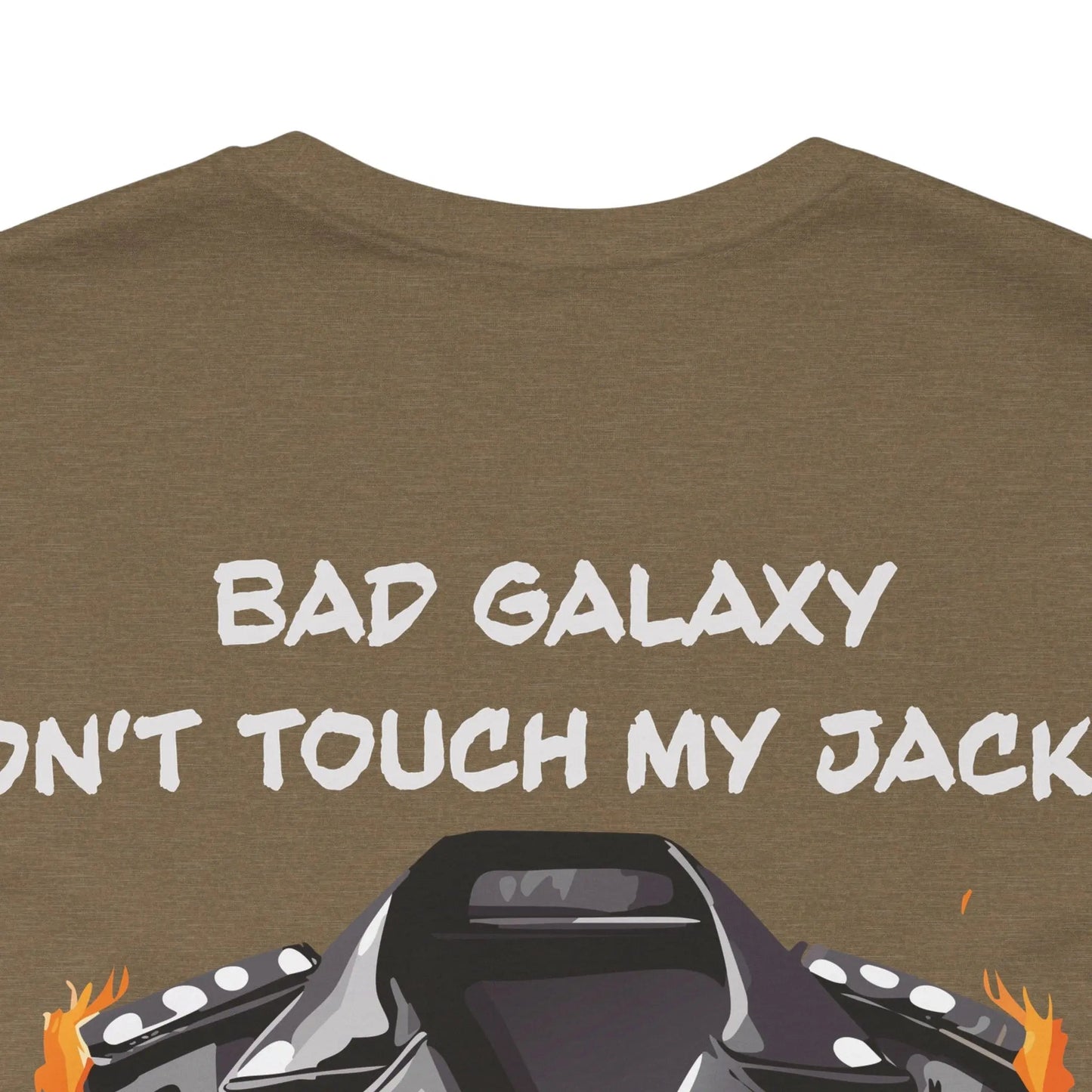 Bad Galaxy Punk Rock Tee Shirt Lightweight Fabric Made To Order 100 Percent Cotton Eco Friendly Inks