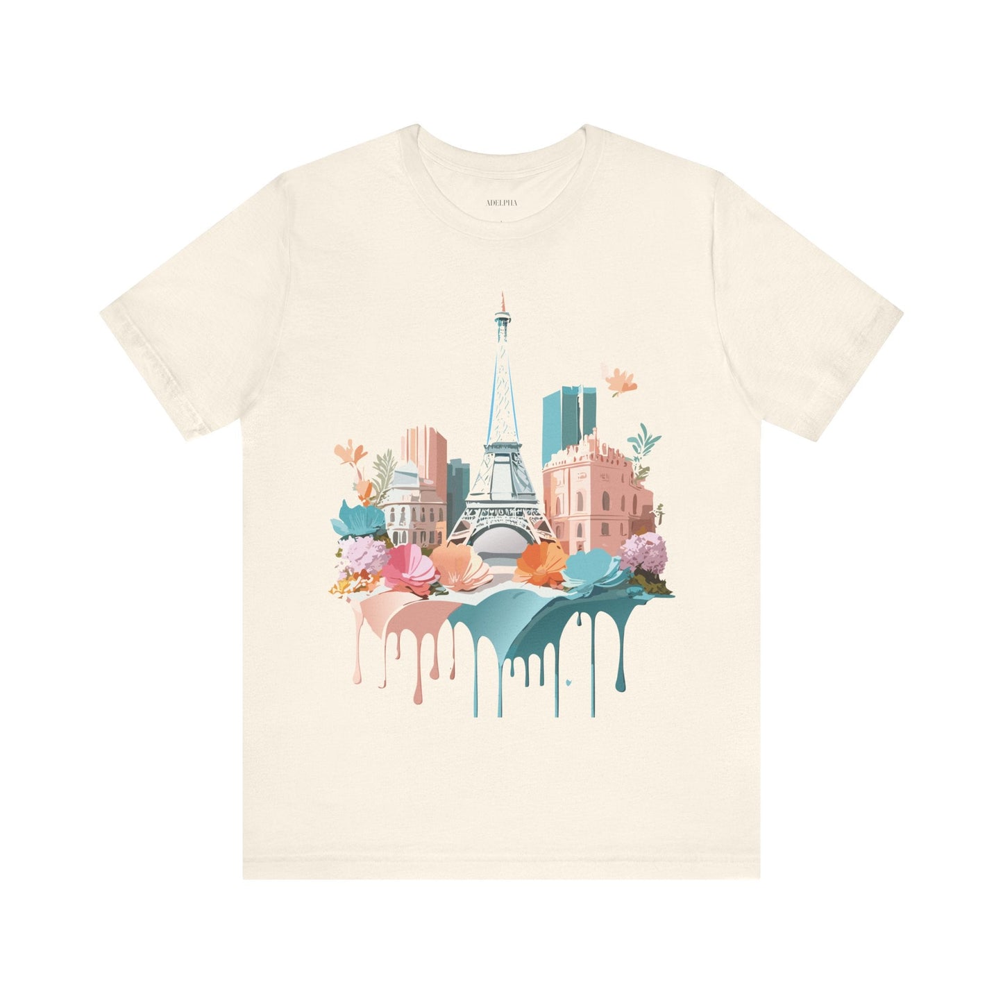 Paris Vintage Inspired Graphic Tee Unisex Short Sleeve  Artwork Studio