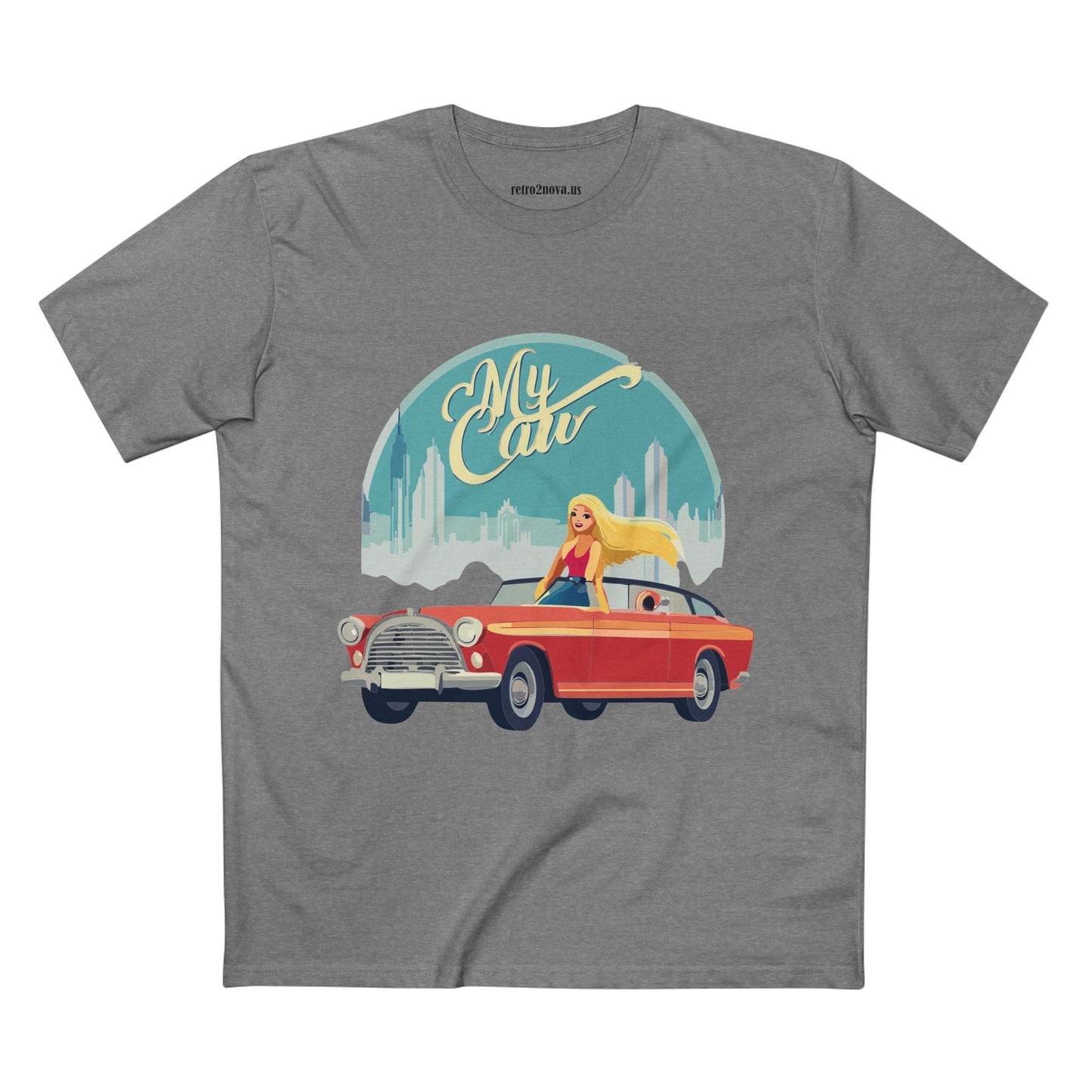 Retro Car Shirts Vintage Car RC13 Unisex Premium Cotton Tee With Original Art Design Retro2Nova