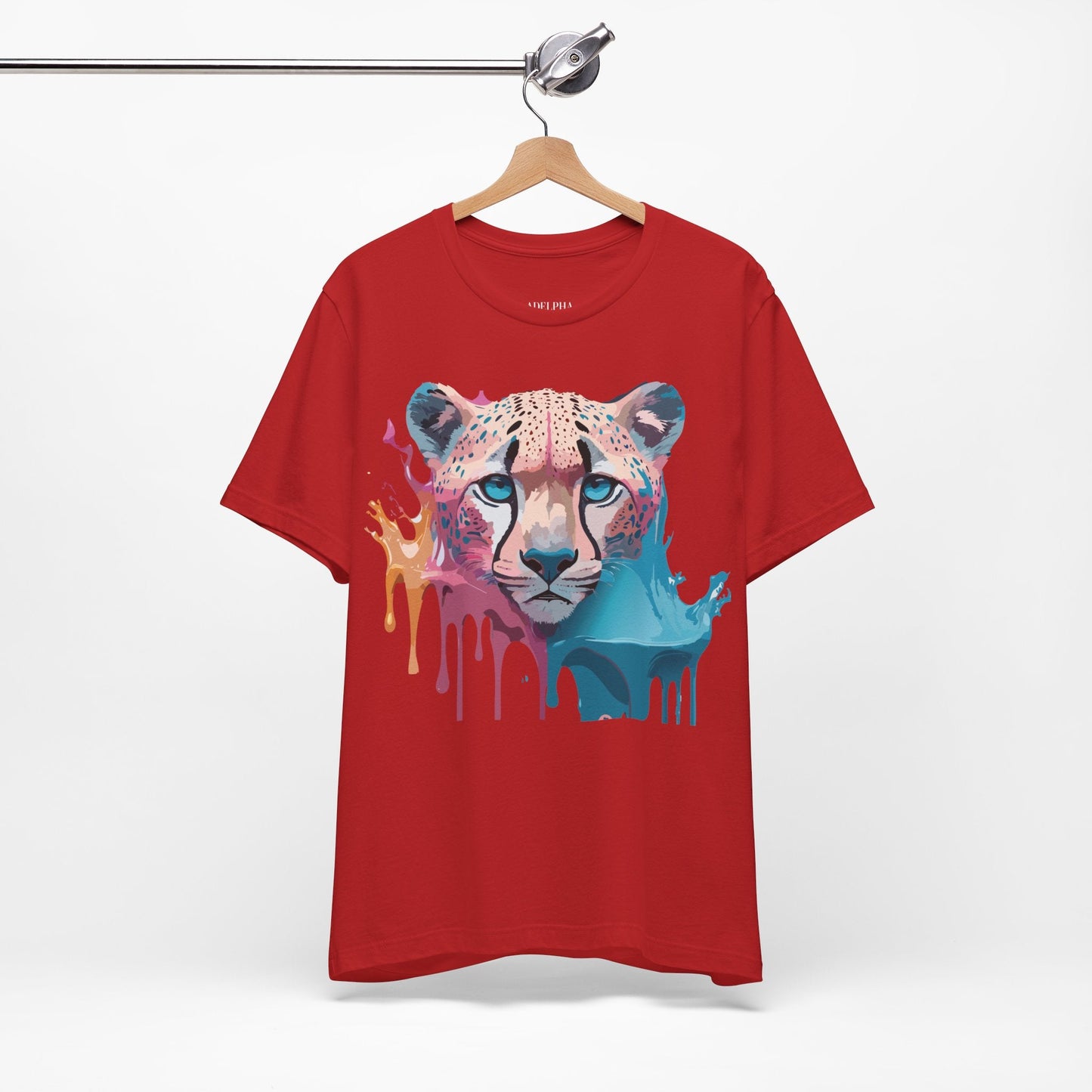 Cheetah Graphic Unisex 100 Cotton Artwork Tee 12