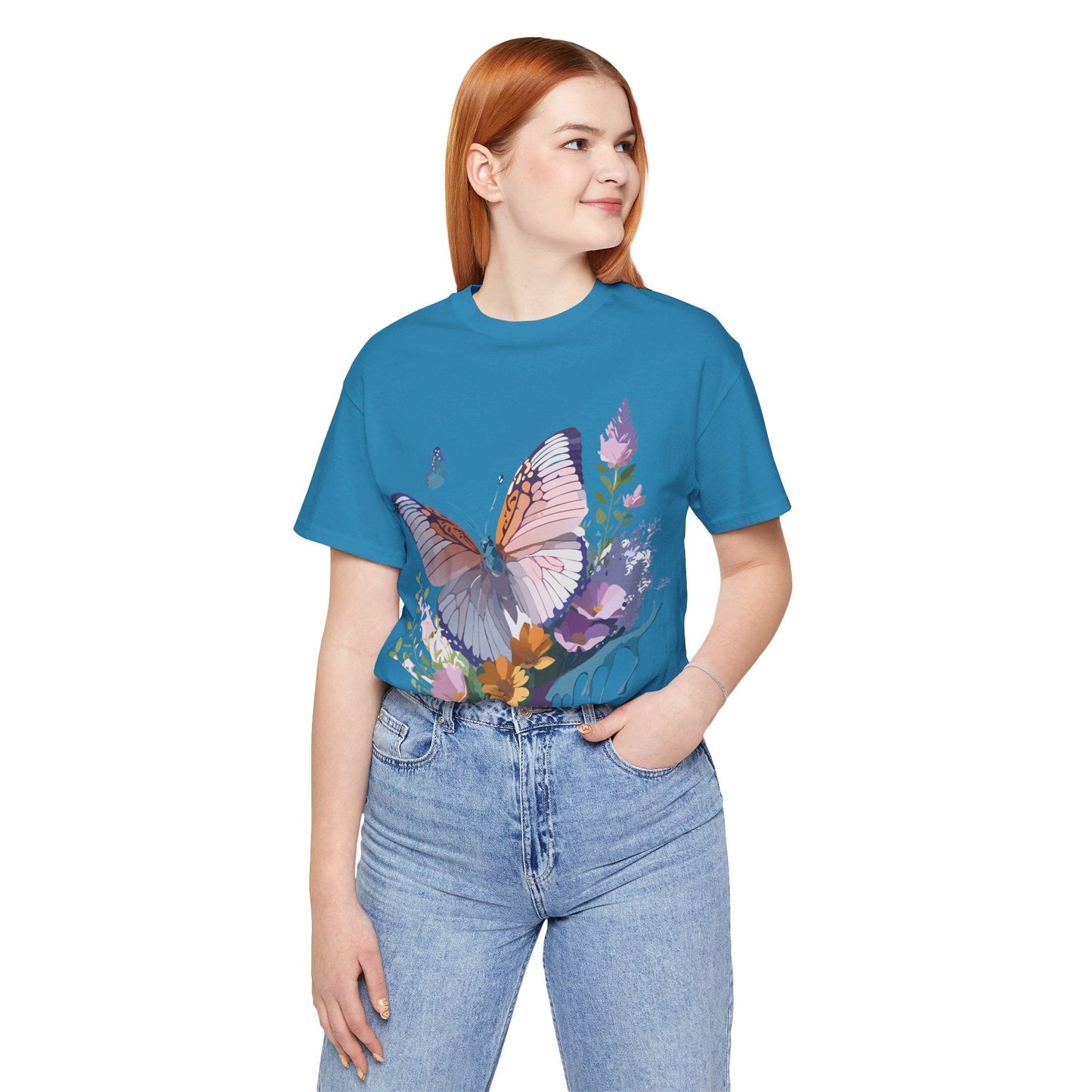 Butterfly Graphic Tee Unisex Adelpha Vintage Inspired Art Design Tee
