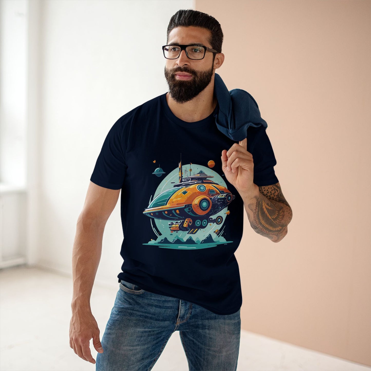 Aliens Graphic Unisex 100 Cotton Staple Tee 32
