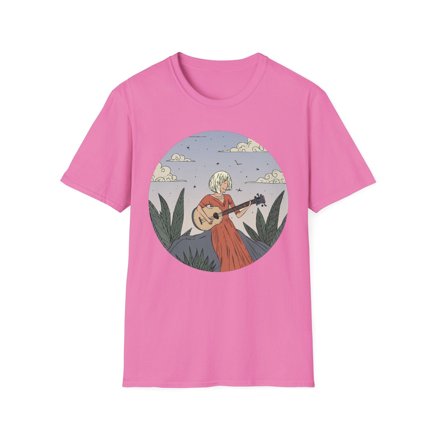 Womens Graphic T Shirts Art Design Tee Unisex Softstyle Gildan 64000 100 Percent Cotton
