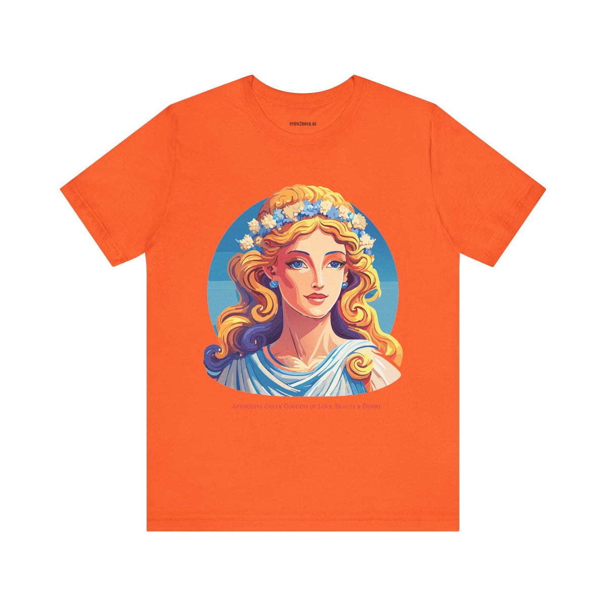 Goddess Graphic Unisex Cotton Bella+Canvas Tee with Aphrodite