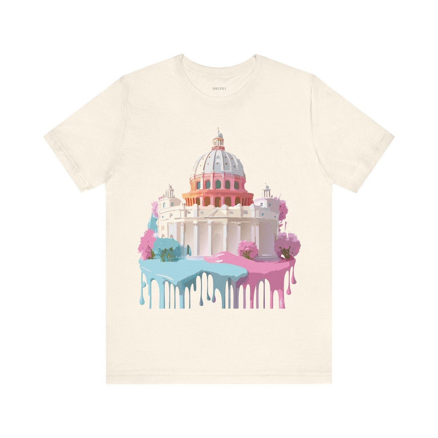 Adelpha Rome Tourist Shirt Unisex Graphic Tee With Vintage Art Design Comfortable Fit