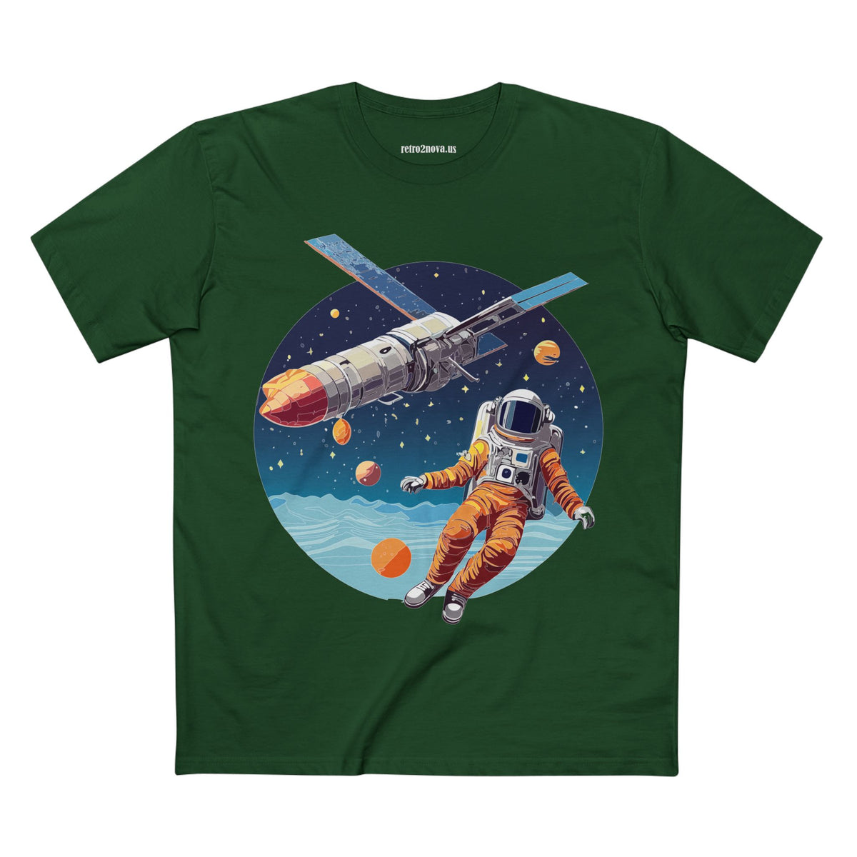 Cosmos Astronaut Graphic Tee Staple Unisex 100 Cotton Tee Shirt - CS-5