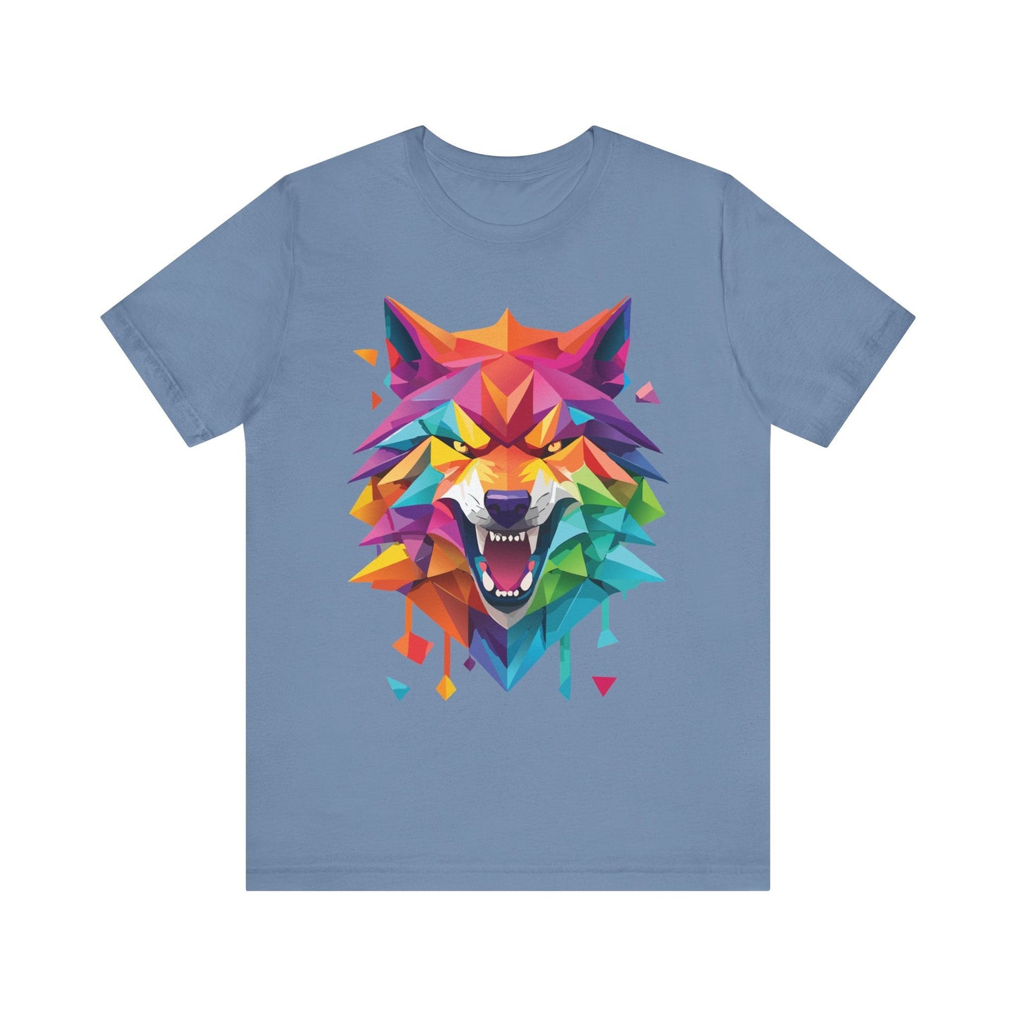 Unisex Animal Shirt With Art Design And Wild Animals Print Tee Short Sleeve Premium