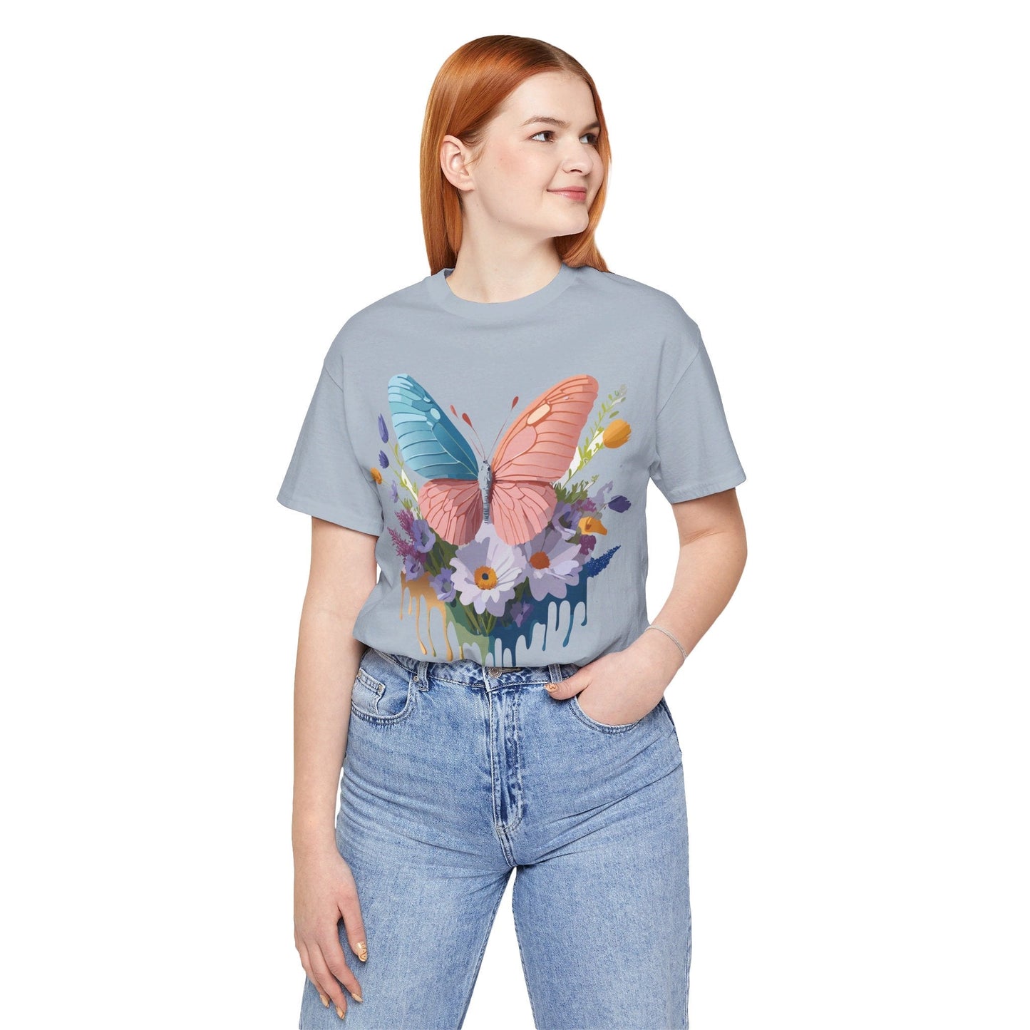 Butterfly Graphic Tee Unisex Art Design Shirt With Vintage Adelpha Artwork