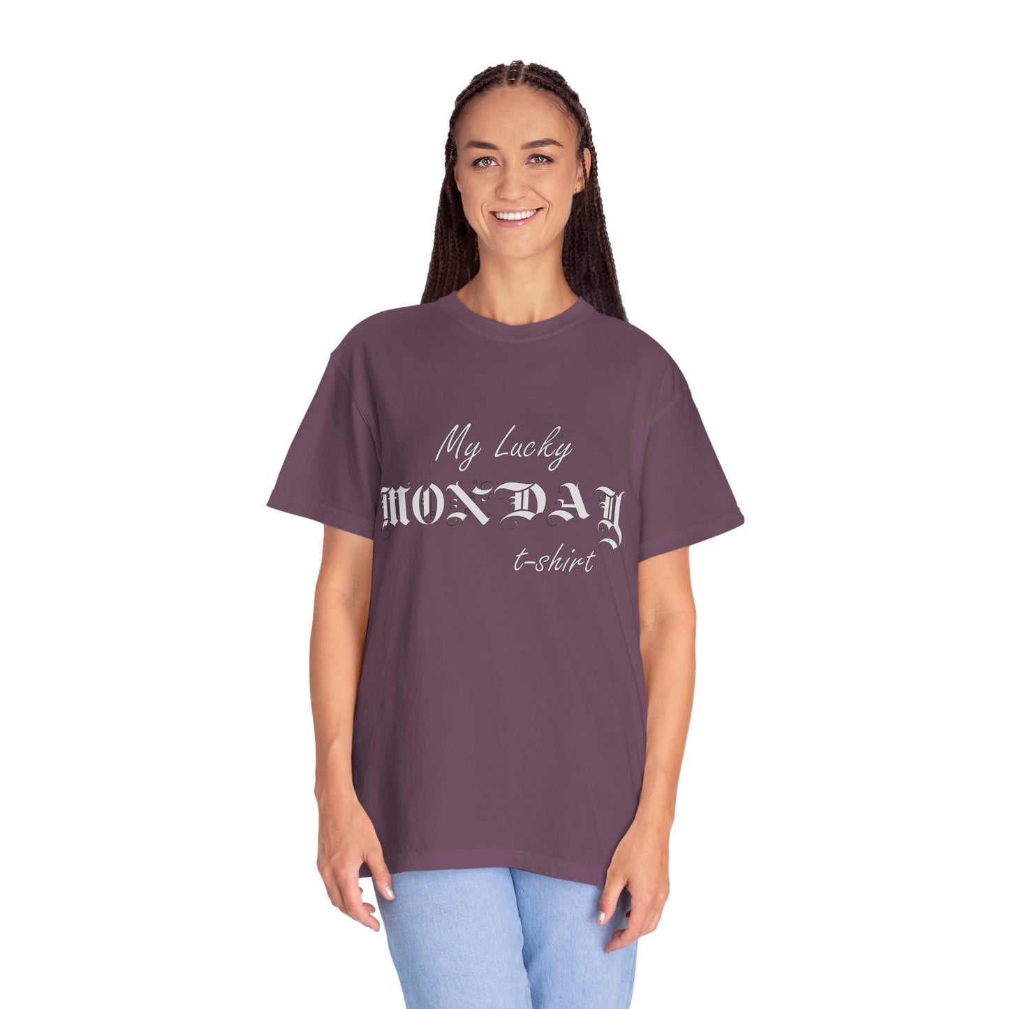 Unisex T-shirt with weekdays design