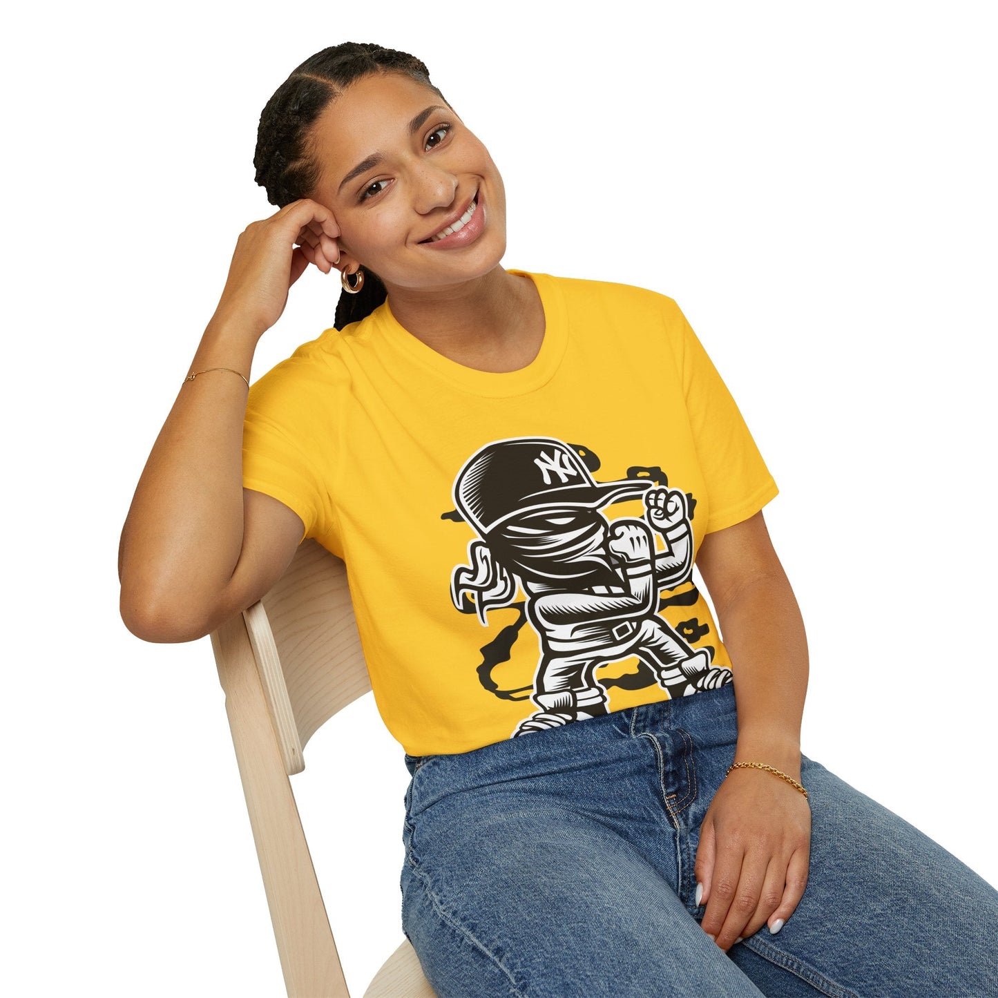 Cartoon T Shirt Animation T Shirt Funny Tee Shirt Unisex Softstyle Cotton Tee Gildan 64000