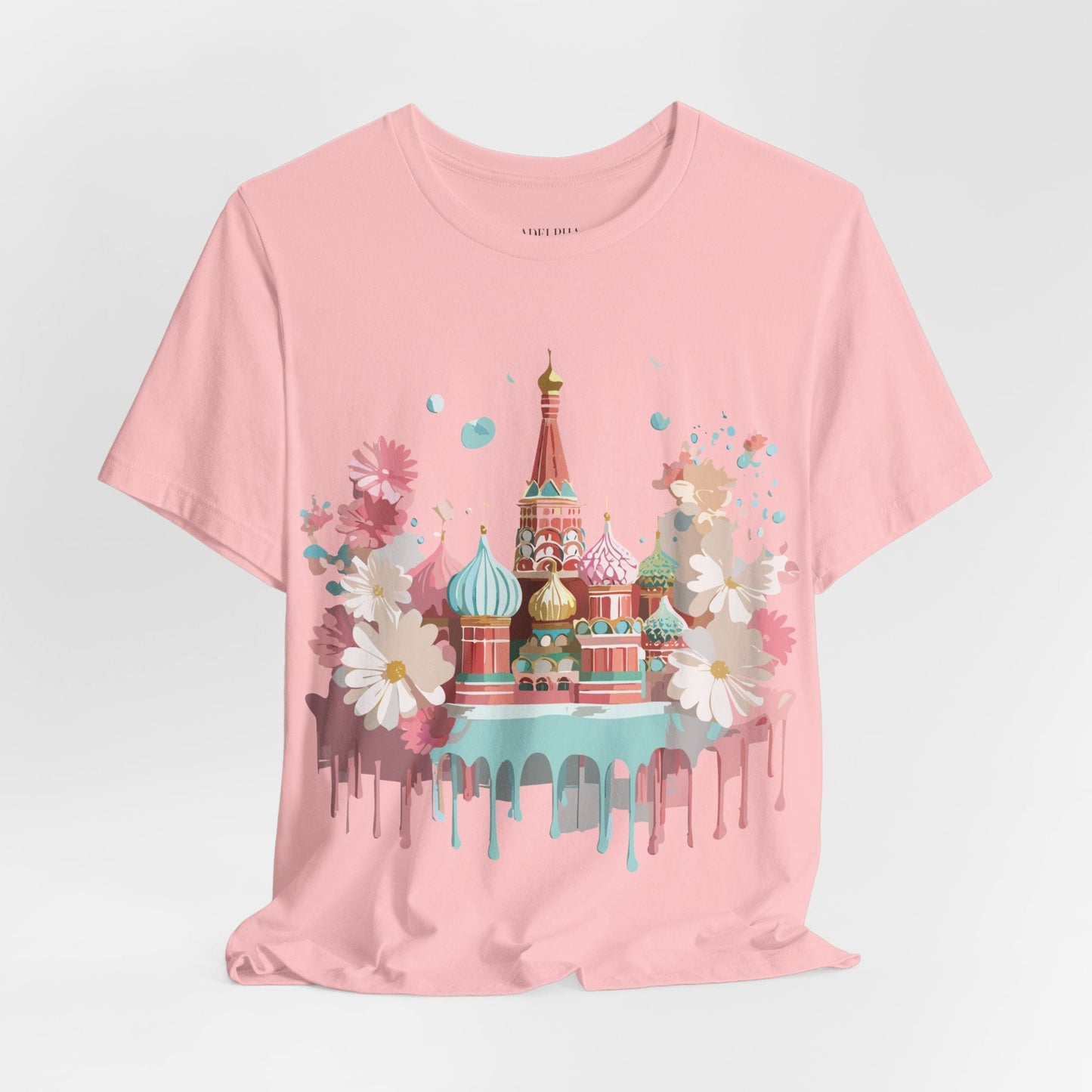 Unisex Graphic Tee With Vintage Moscow Artwork By Adelpha Premium Short Sleeve Shirt