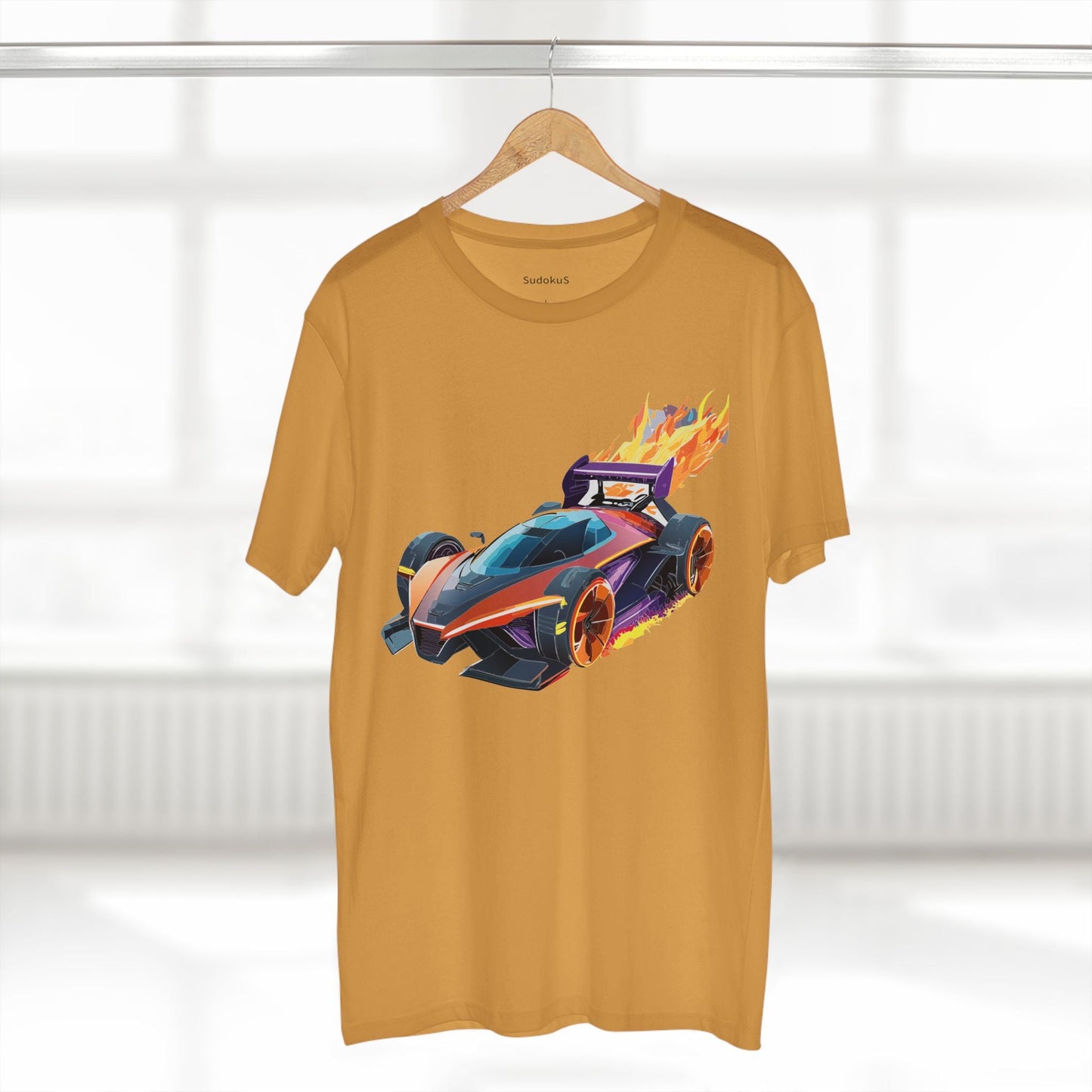 Car Graphic Unisex 100 Cotton Staple Tee 16