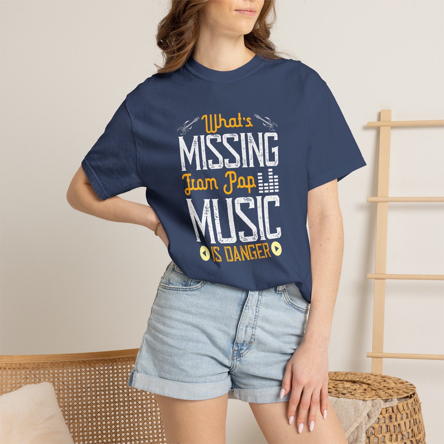 Music Graphic Design Unisex Cotton T-shirt m48