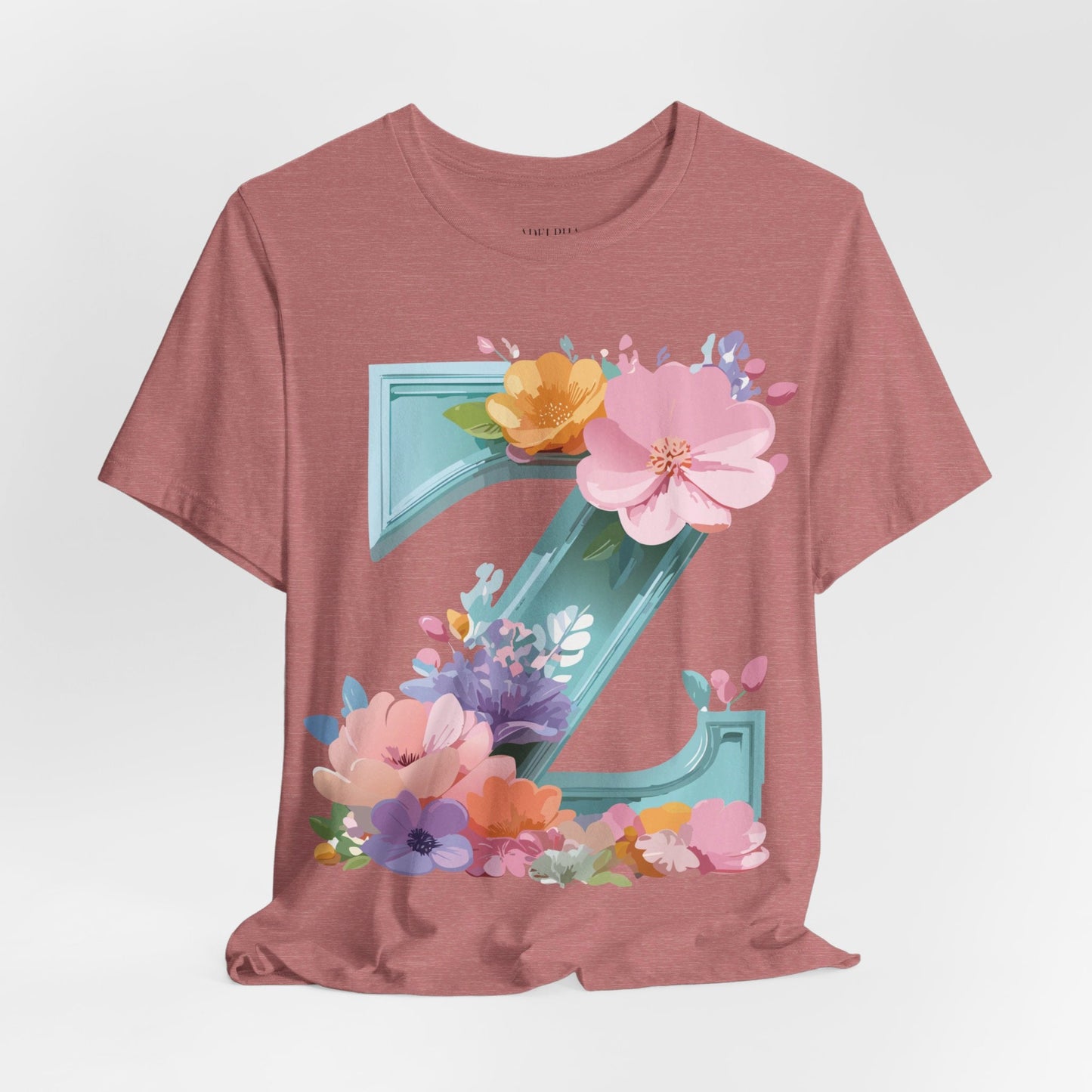Letter Z Graphic Tee Unisex Jersey Short Sleeve Vintage Inspired Artwork