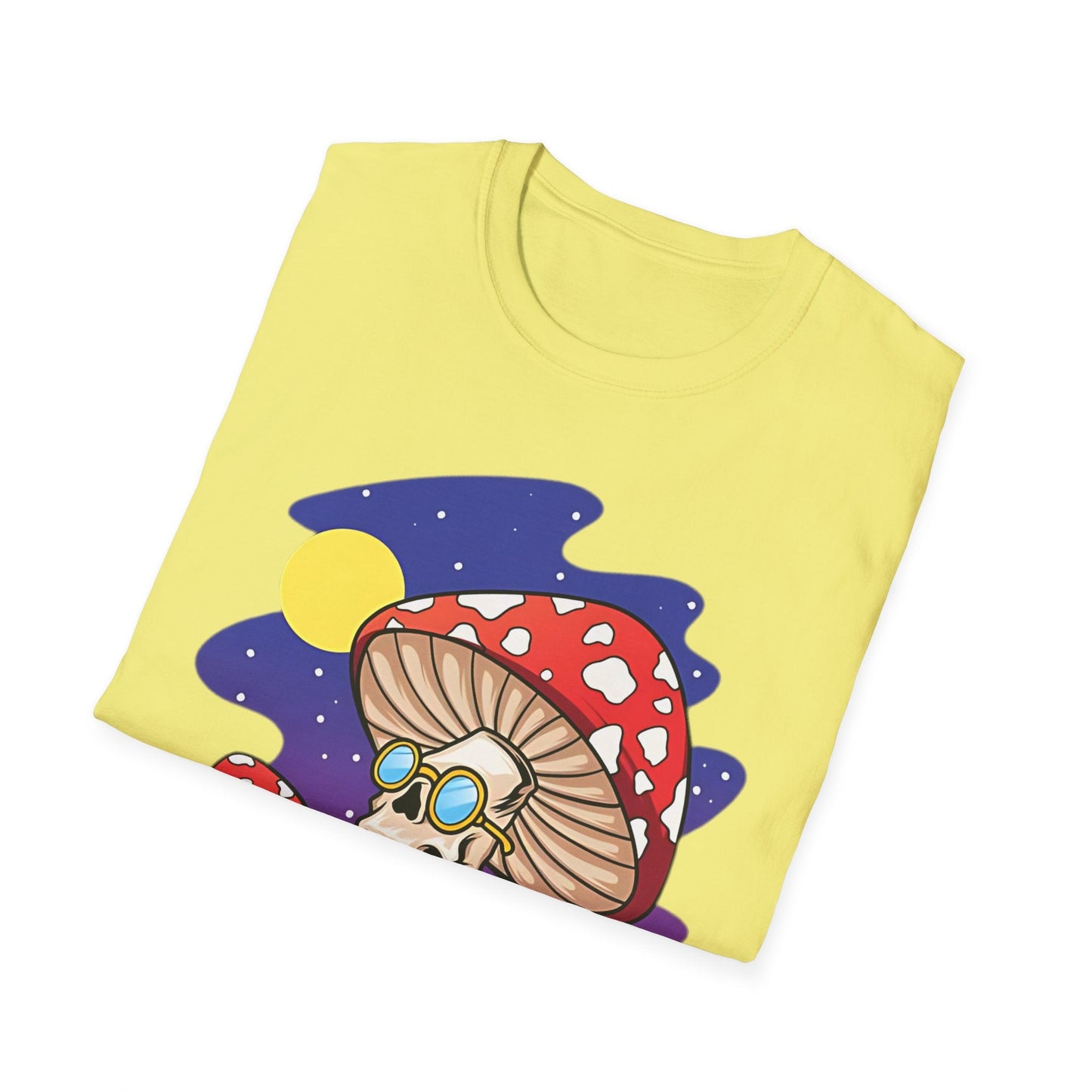 Mashroom Mushroom Tee Shirt Unisex Funny Fungus Design Softstyle 64000 Cotton Tee