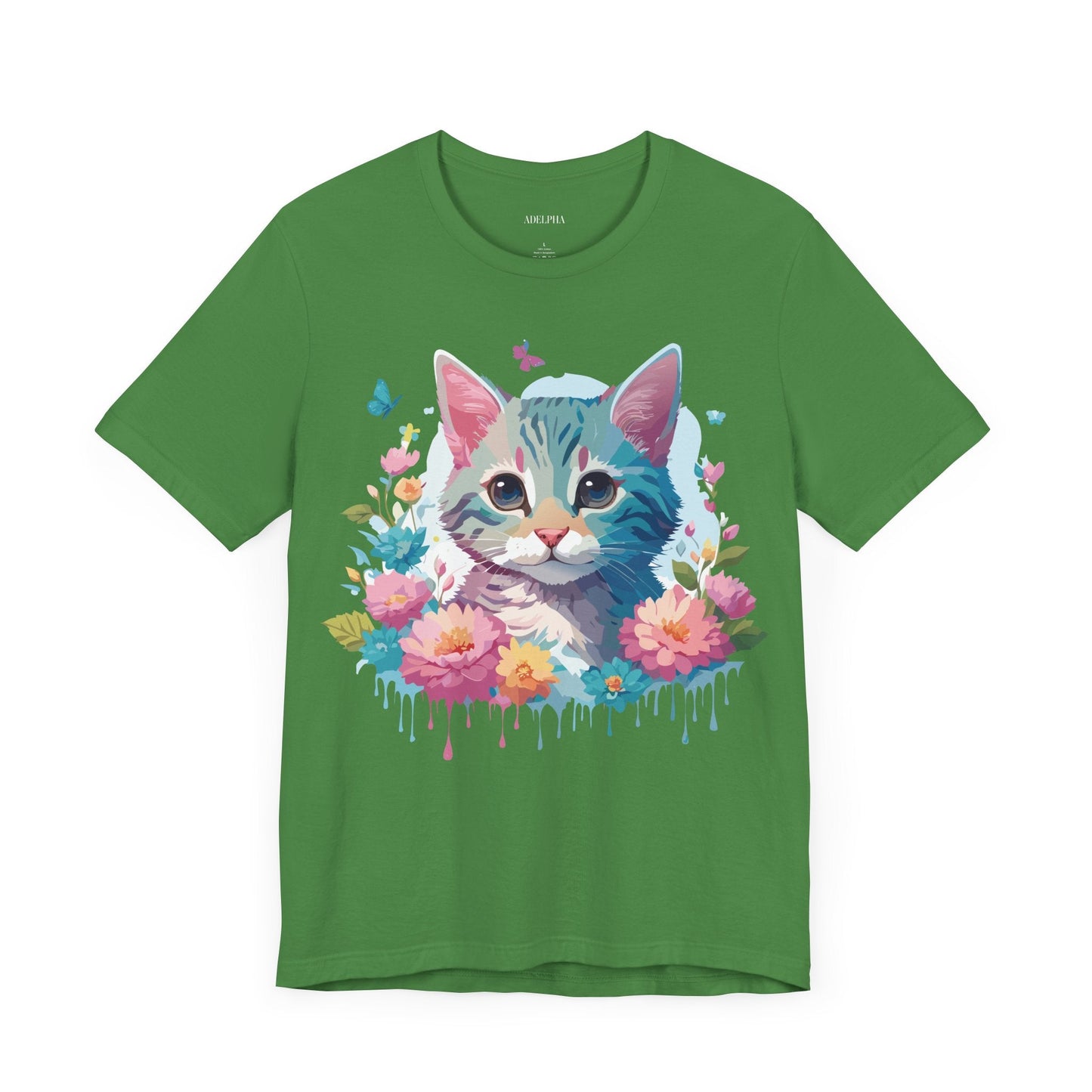 Cat Graphic Tee Unisex Jersey Short Sleeve Shirt Adelpha Art Design