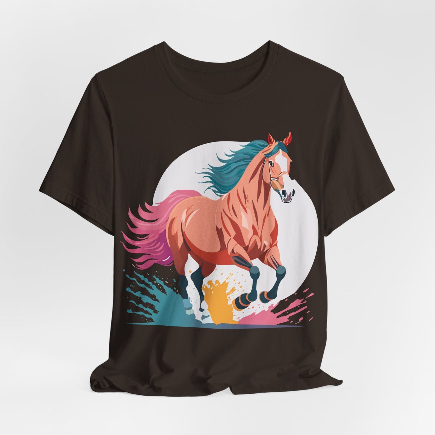 Horse Graphic T Shirt Unisex Adelpha Vintage Inspired Art Design Tee For Everyday Wear