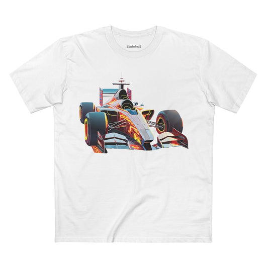 Car Graphic Unisex 100 Cotton Staple Tee 6