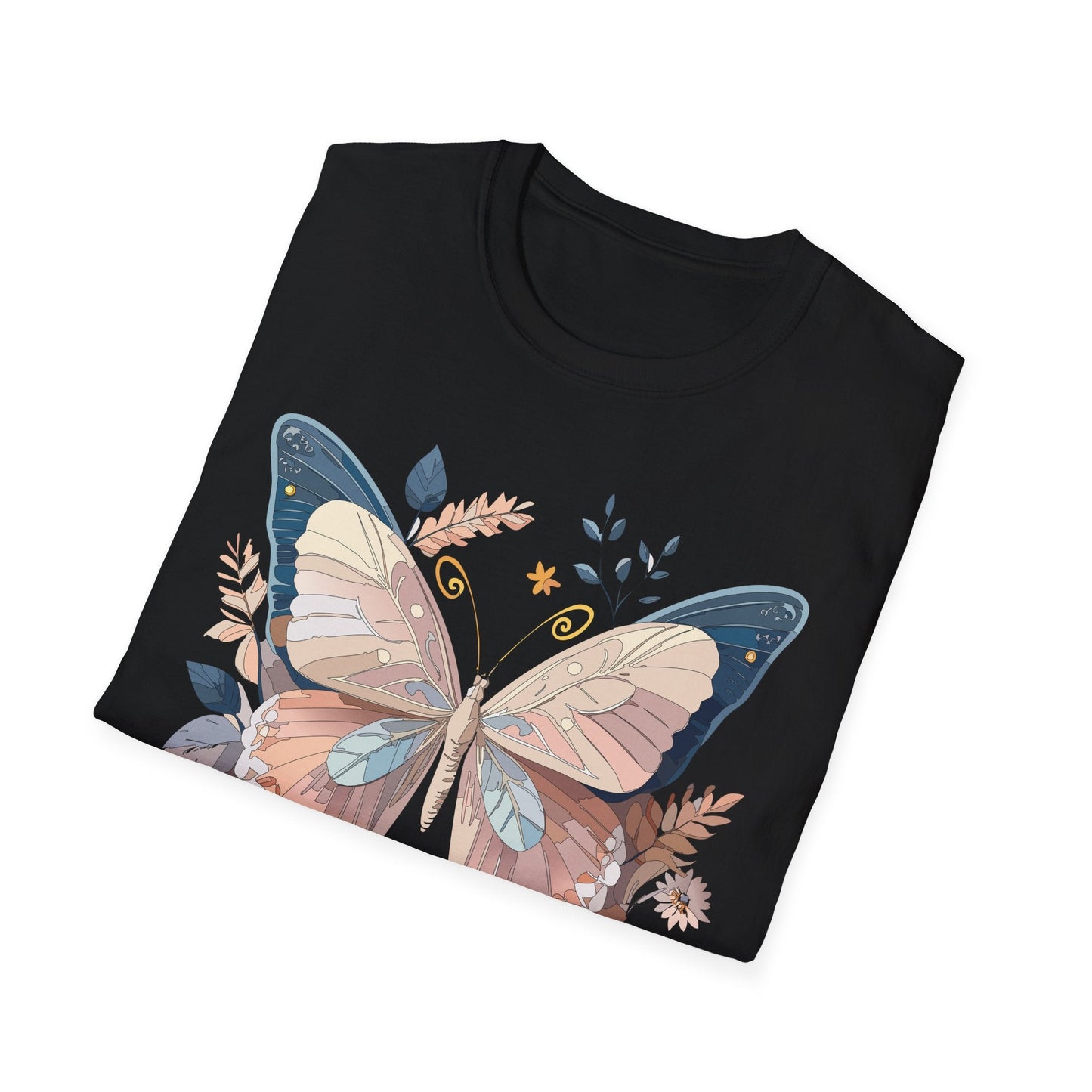 Monarch Butterfly Shirt Unisex Softstyle T Shirt 100 Percent Ring Spun Cotton Gildan 64000
