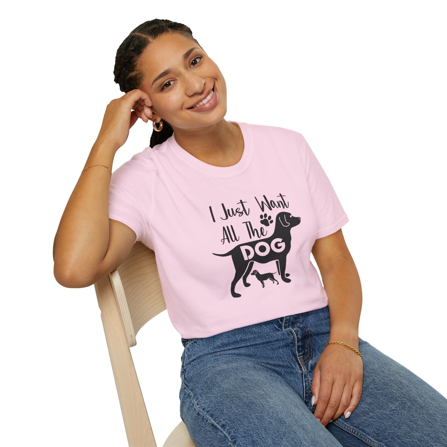 Dog Slogan T Shirts With Funny Quotes Unisex Gildan Softstyle 64000 Premium Cotton Tee