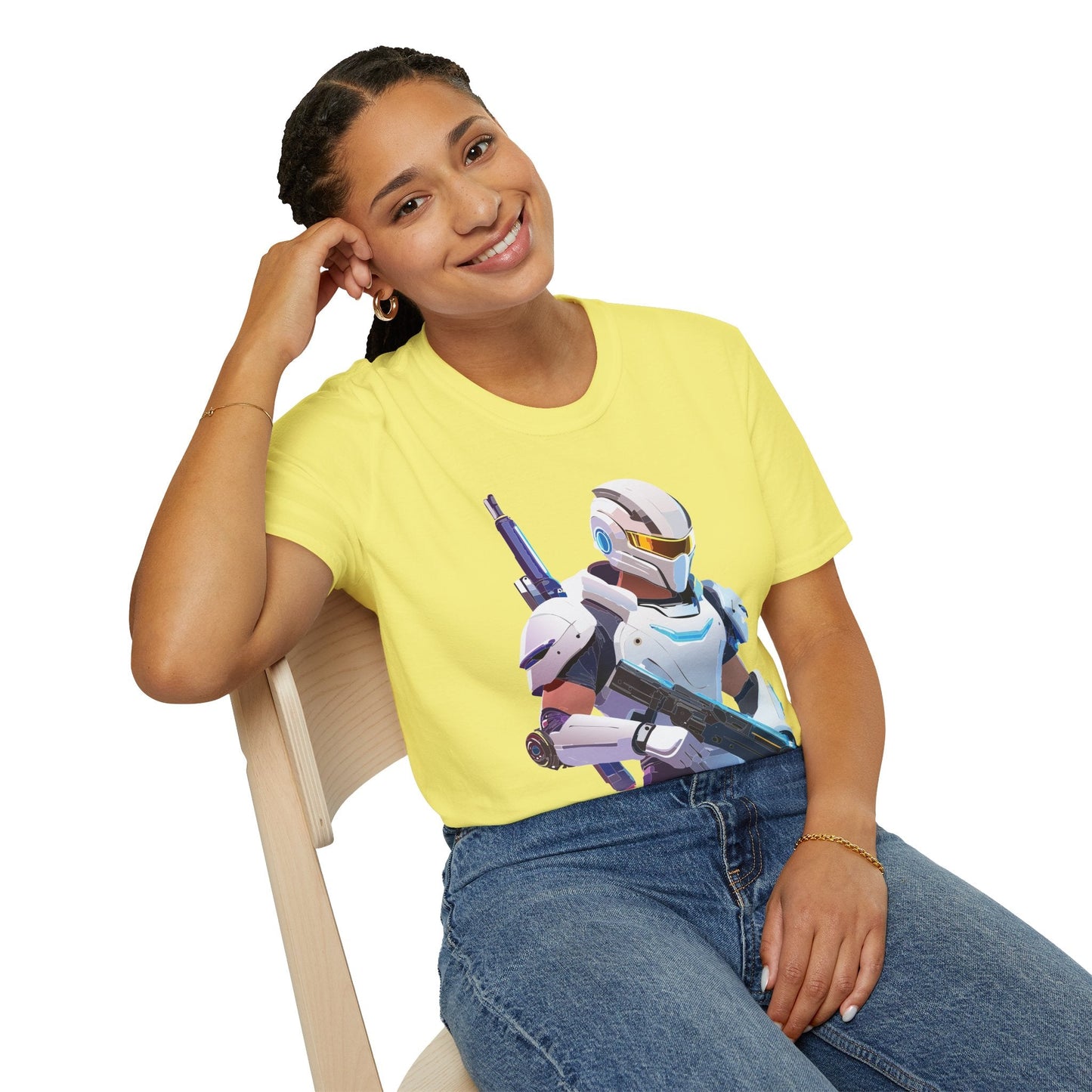Robocop T Shirt Unisex Softstyle 64000 Gildan 100 Percent Ring Spun Cotton Graphic Tee