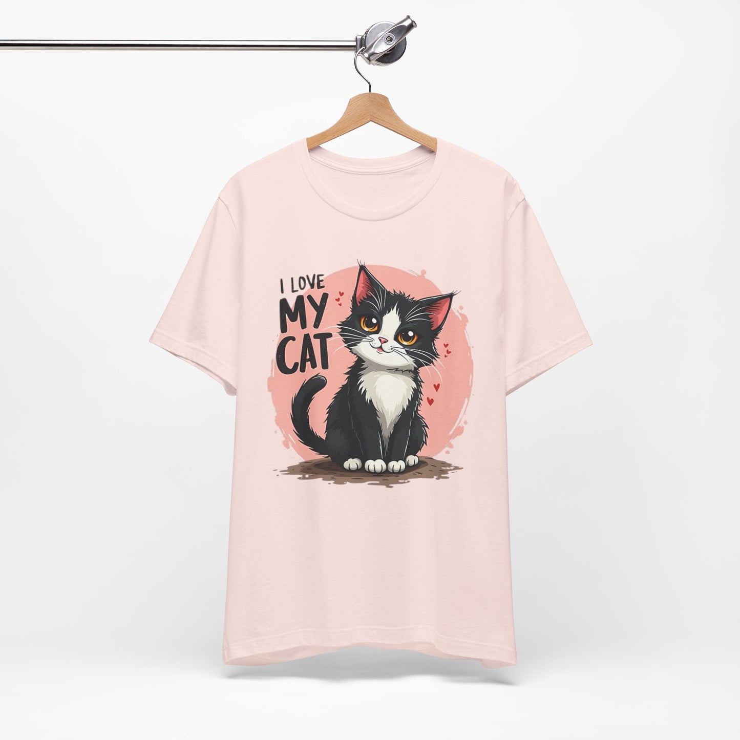 I Love My Cat Shirt, Cat Tee Shirt, Funny Kitty T-Shirt, Kitty Top, Animal Tees, Funny Animal T-Shirt, Graphic Tee