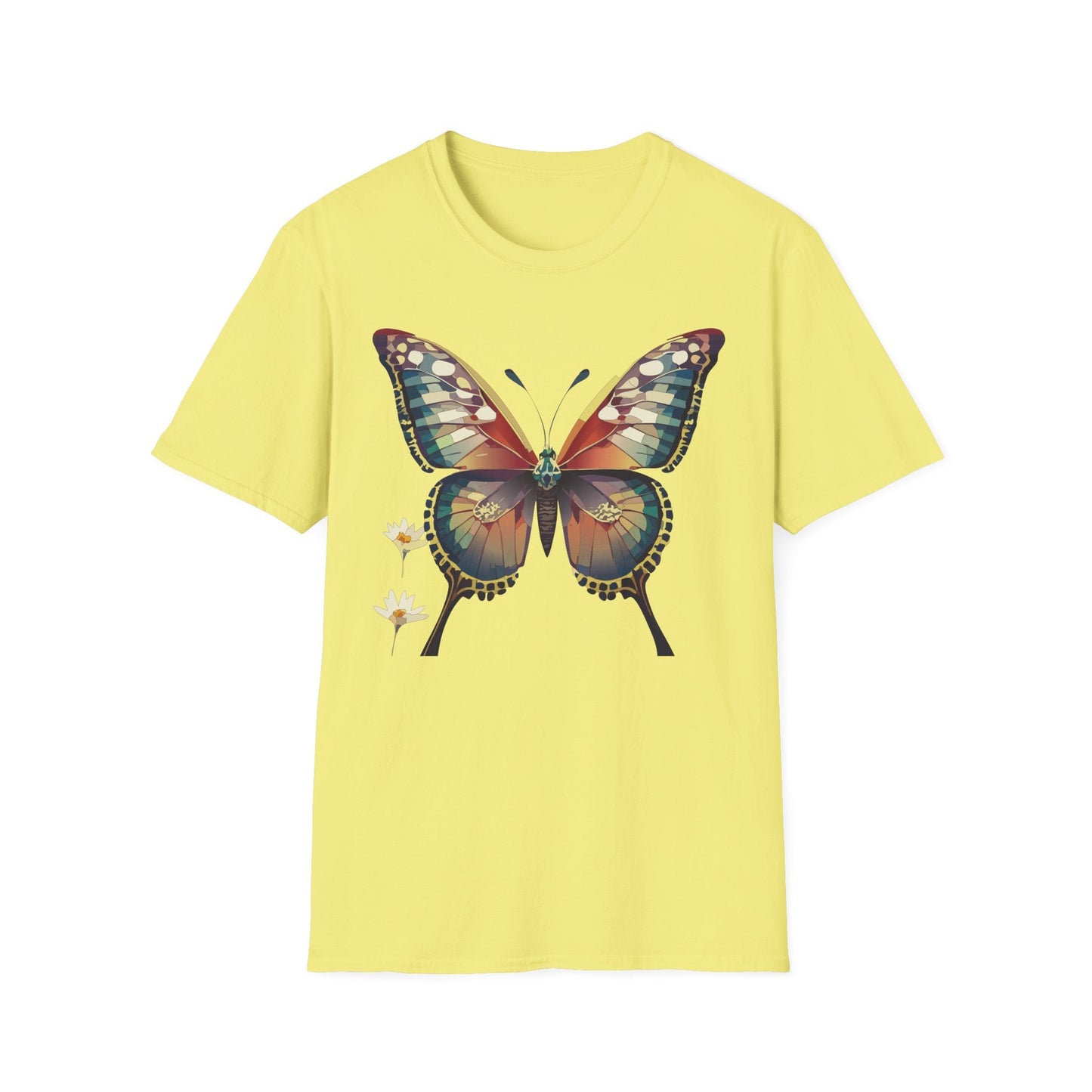 Unisex Butterfly Monarch Shirt Softstyle Tee Gildan 64000 Short Sleeve For Everyday Comfort