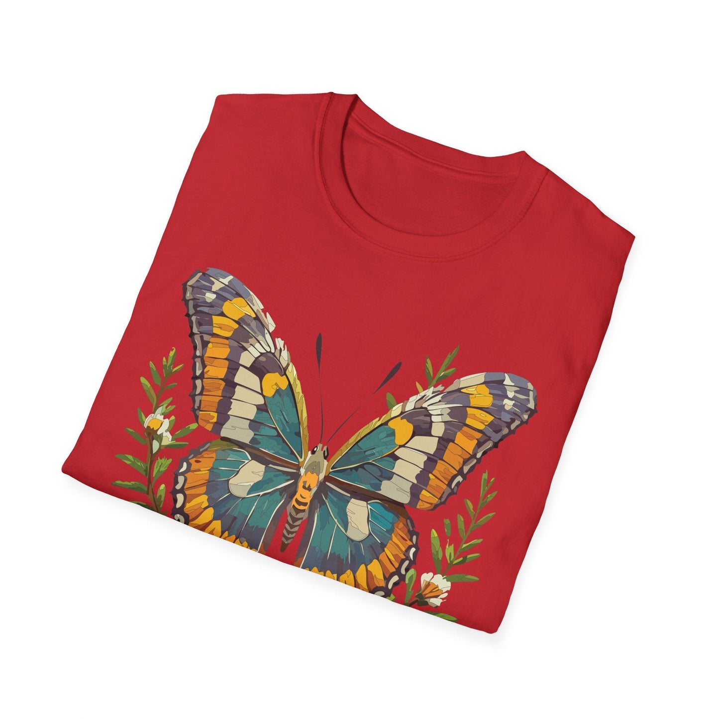 Monarch Butterfly Shirt Unisex T Shirt Softstyle 100 Percent Ring Spun Cotton Comfort