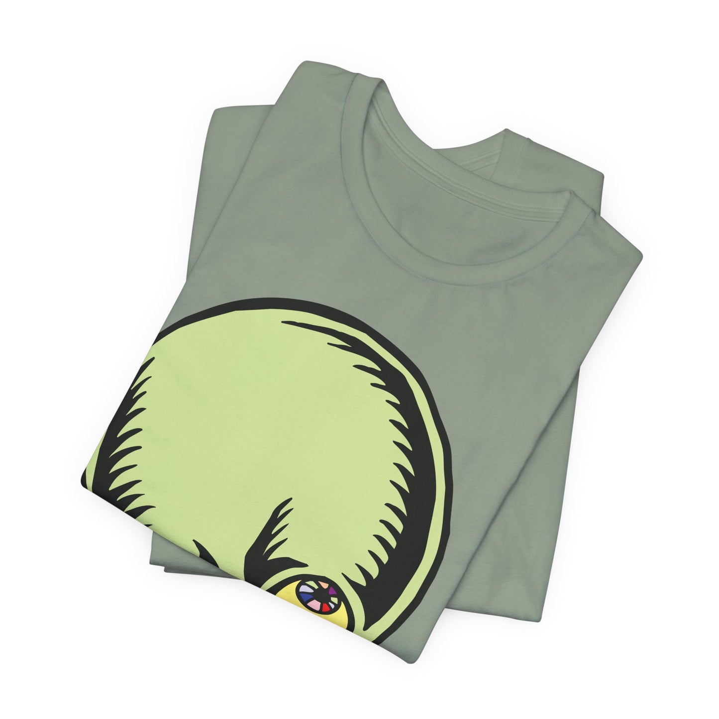 Lt Green Skull Graphic Design Tee, Skull Shirt, Vintage Tees, Art Design T-Shirt, Vintage Graphic Tee, Art Shirts with Skulls