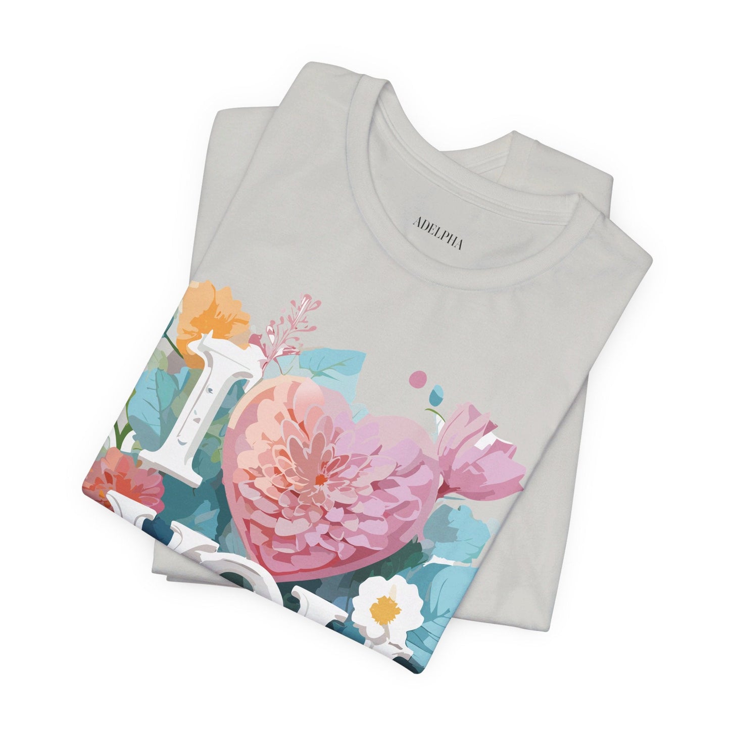 Valentine Graphic T Shirt Unisex Jersey Short Sleeve Tee With Adelpha Artwork Design