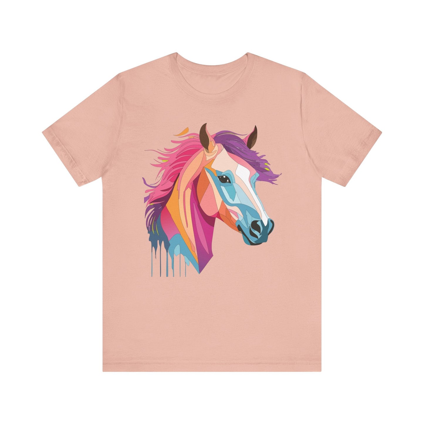 Unisex Animal Shirt Art Design Short Sleeve With Wild Animals Graphic Print Comfort Tee