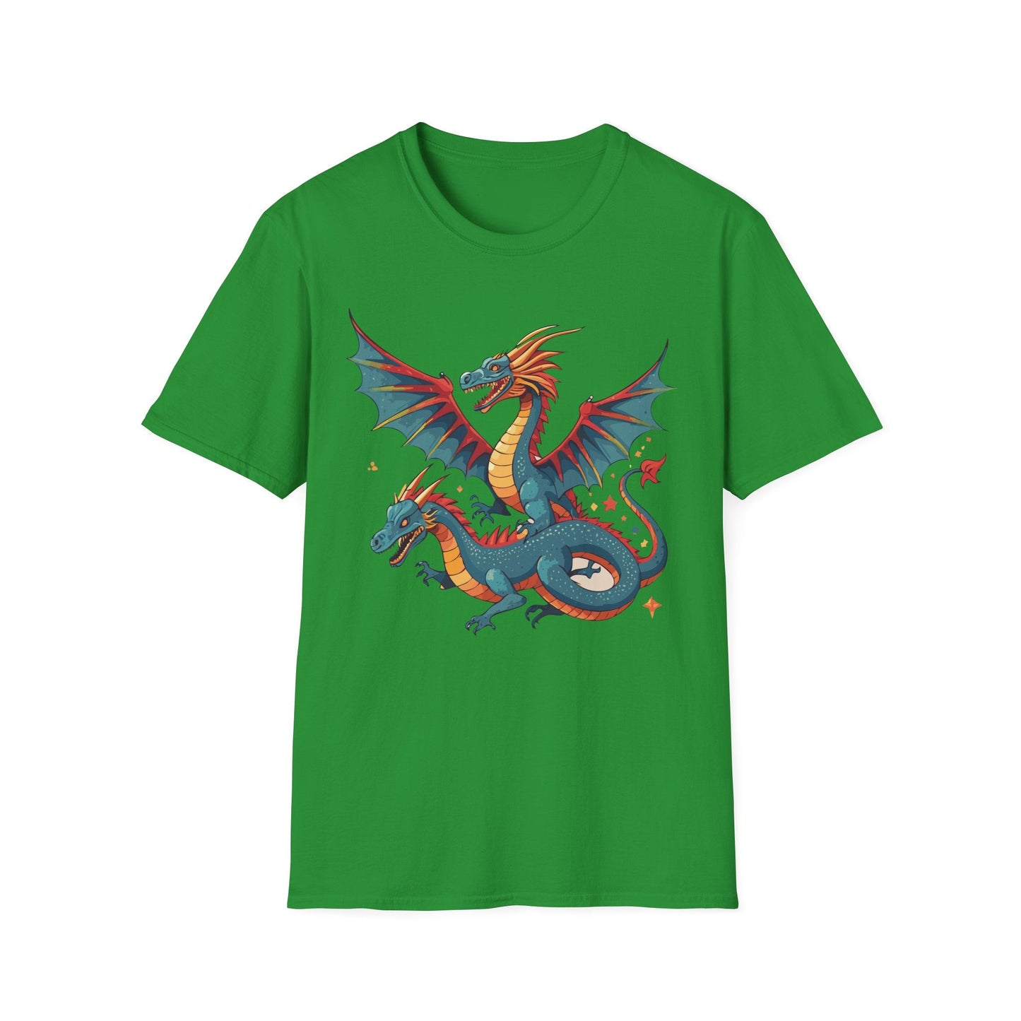 Dragon Graphic Unisex 100 Cotton Tee with Animal Artwork Design 13