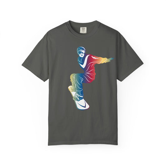 Camiseta unisex con diseño de arte deportivo.