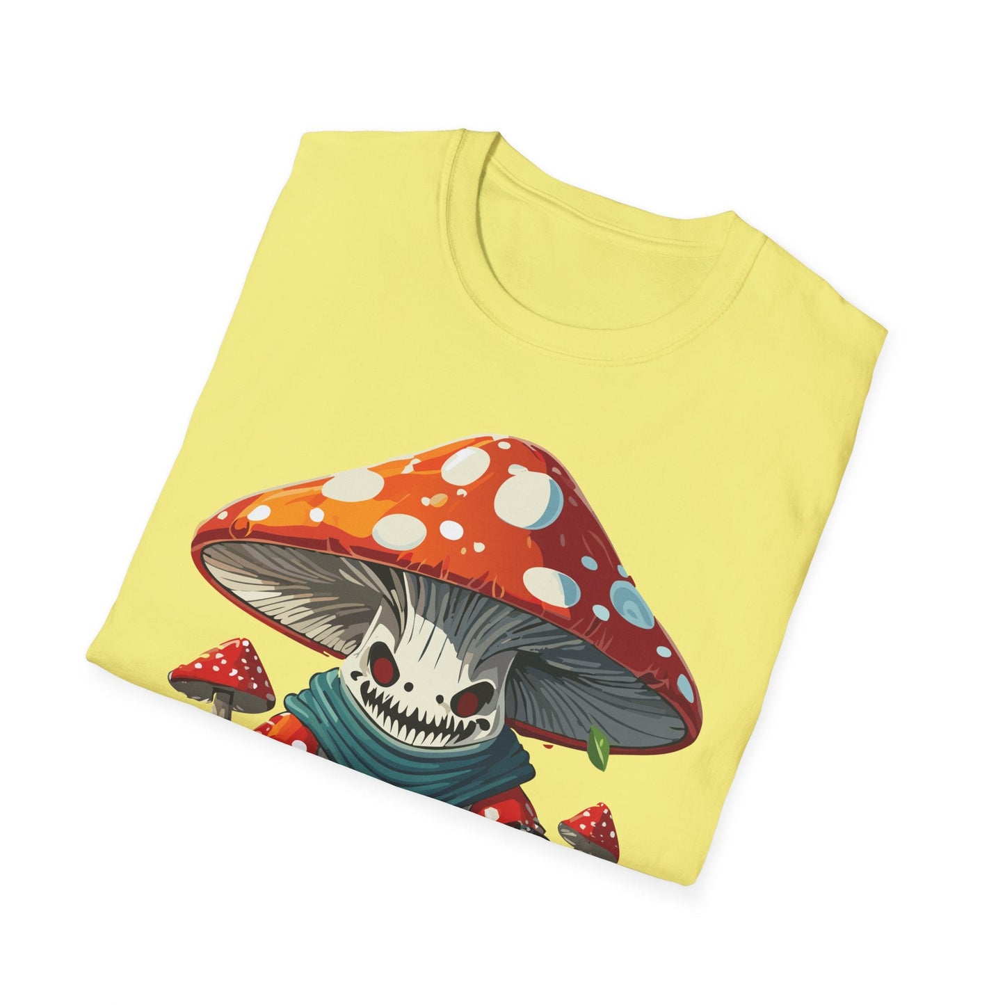 Unisex Mashroom T Shirt Funny Fungus Inspired Design Gildan Softstyle 64000 Tee Shirt