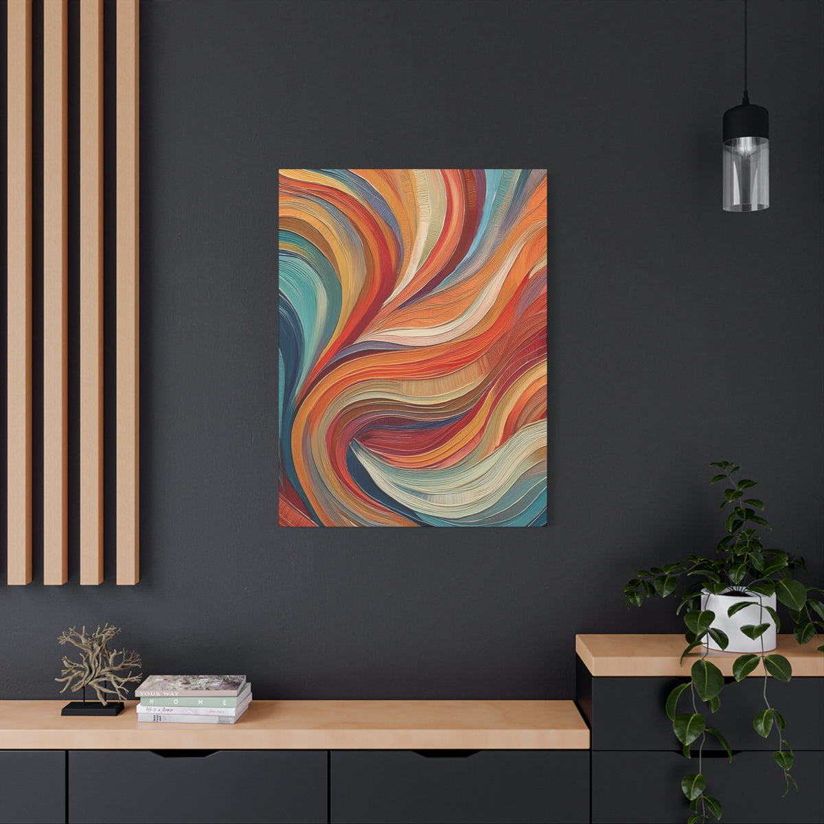 Abstract Oil Painting Print Canvas 20x24,20x30,24x30 24x32,24x36,30x40 32x48,36x48,40x60 Pine-Wood Inner Frame ABS-99