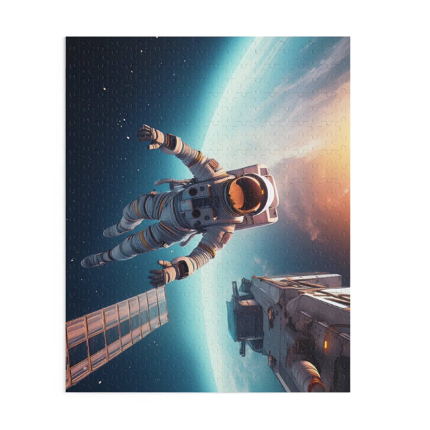 Astronaut Puzzle 500-Chipboard Pieces in Box | Kids Puzzles Size: 16" x 20",  Ages 9+ and Family pn48
