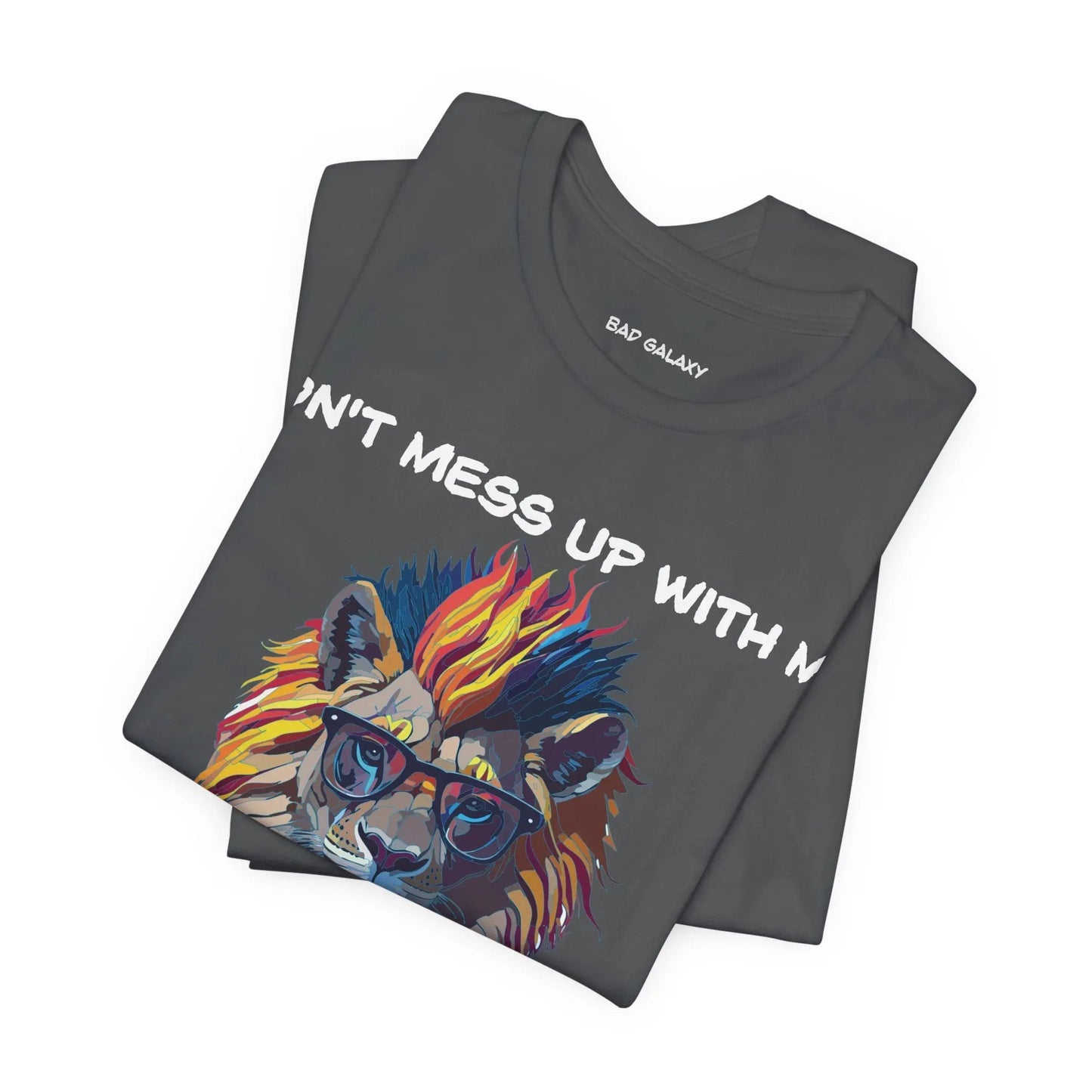 Animal T Shirt From Bad Galaxy Made To Order 100 Percent Cotton Tee Eco Friendly Non Toxic Inks USA