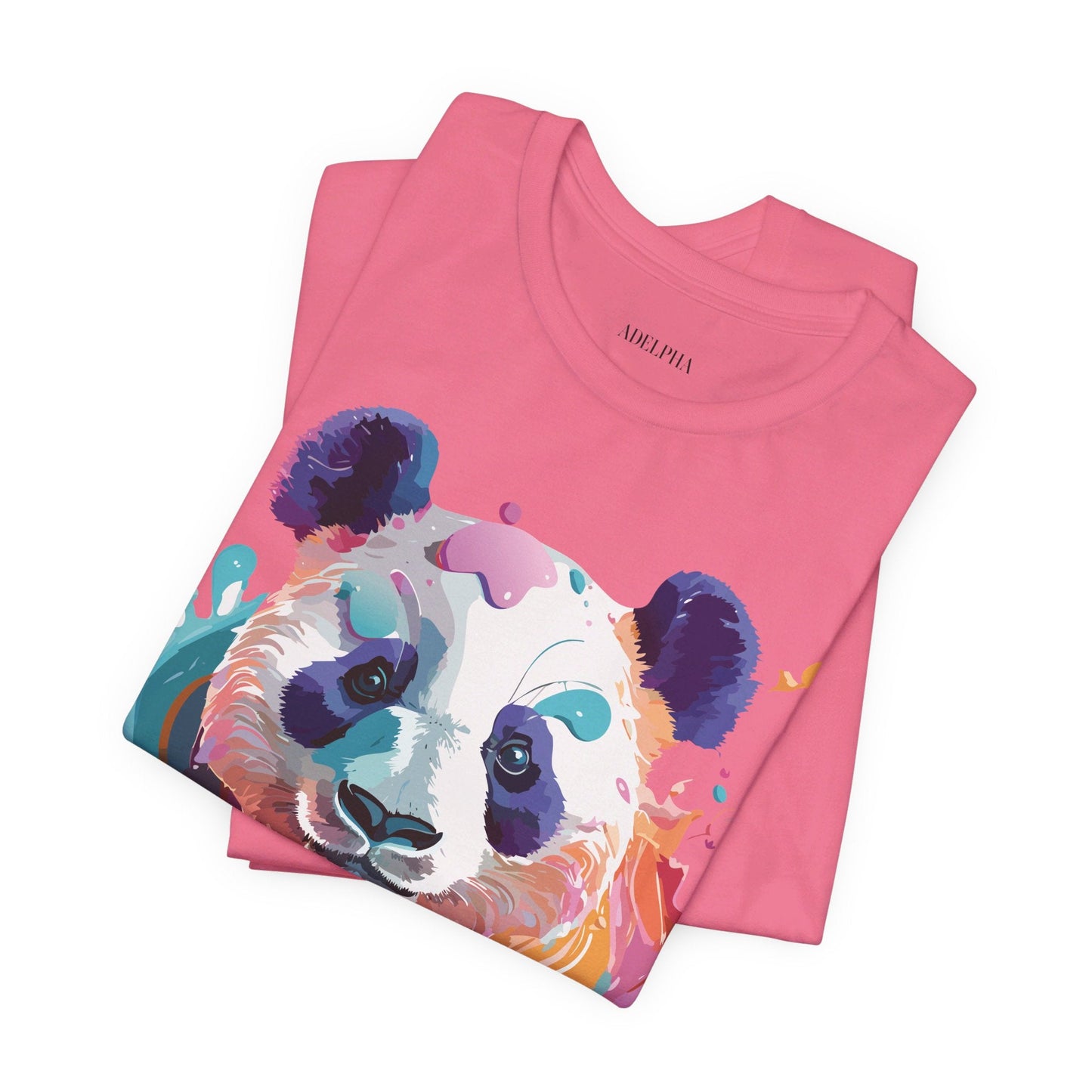 Panda Graphic Tee Unisex Vintage Inspired Art Design By Adelpha Premium Jersey Short Sleeve
