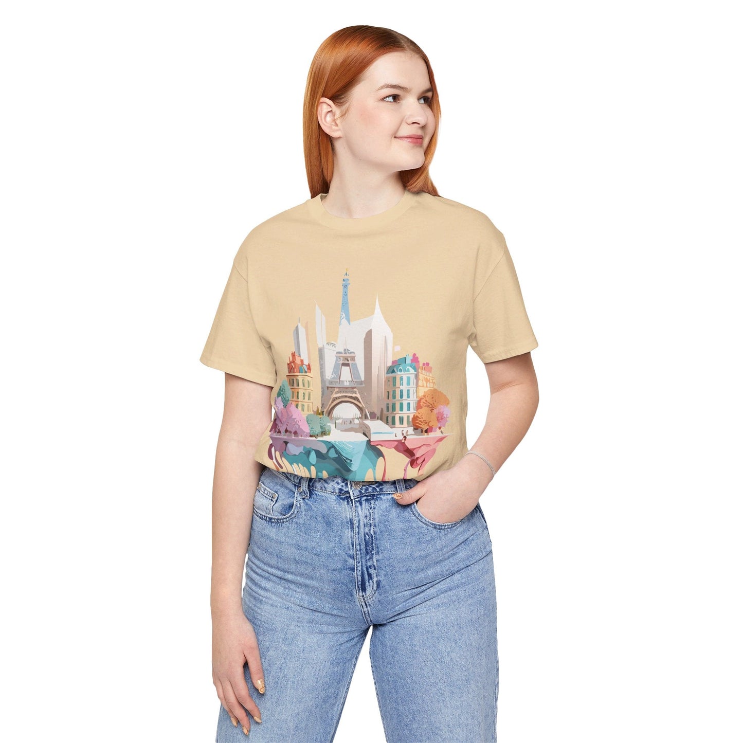 Adelpha Paris Graphic Tee Unisex Jersey Short Sleeve Vintage Inspired Artwork Collection