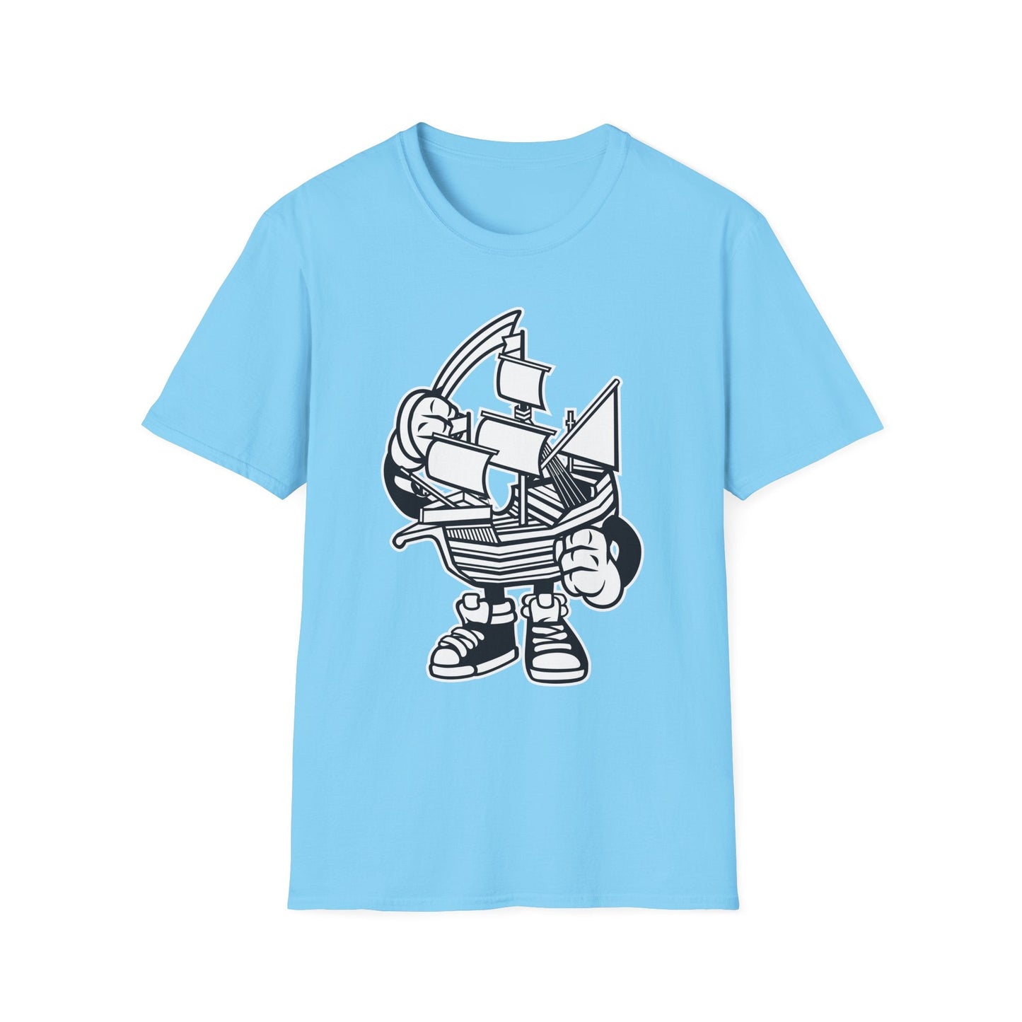 Cartoon T Shirt Animation Tee Funny Unisex Gildan Softstyle 64000 Cotton Art Design
