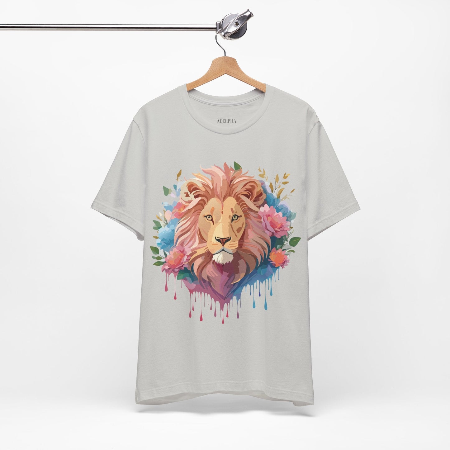 Lion Graphic T Shirt Unisex Short Sleeve Tee Vintage Inspired Adelpha Artwork Apparel